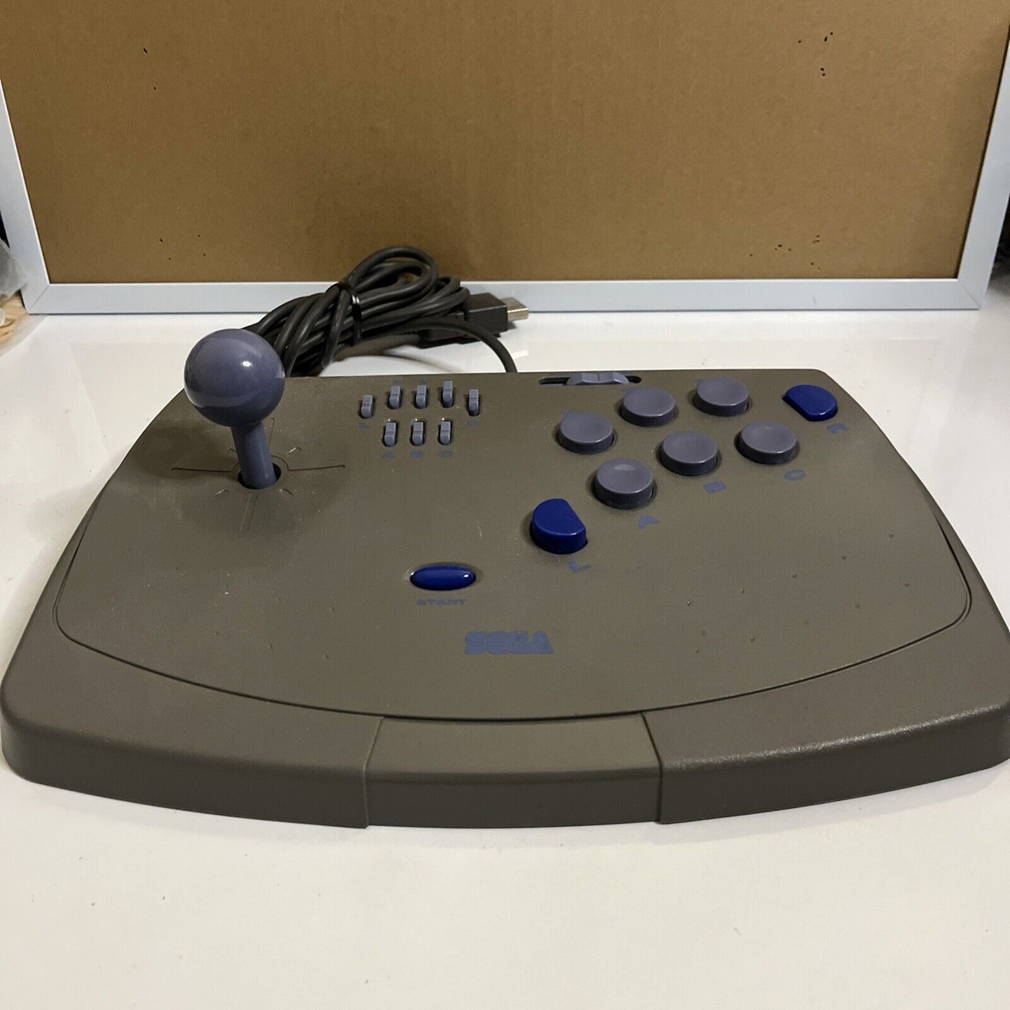 Sega Virtua Stick Joystick Arcade Controller Rapid Fire for Sega Saturn HSS-0104