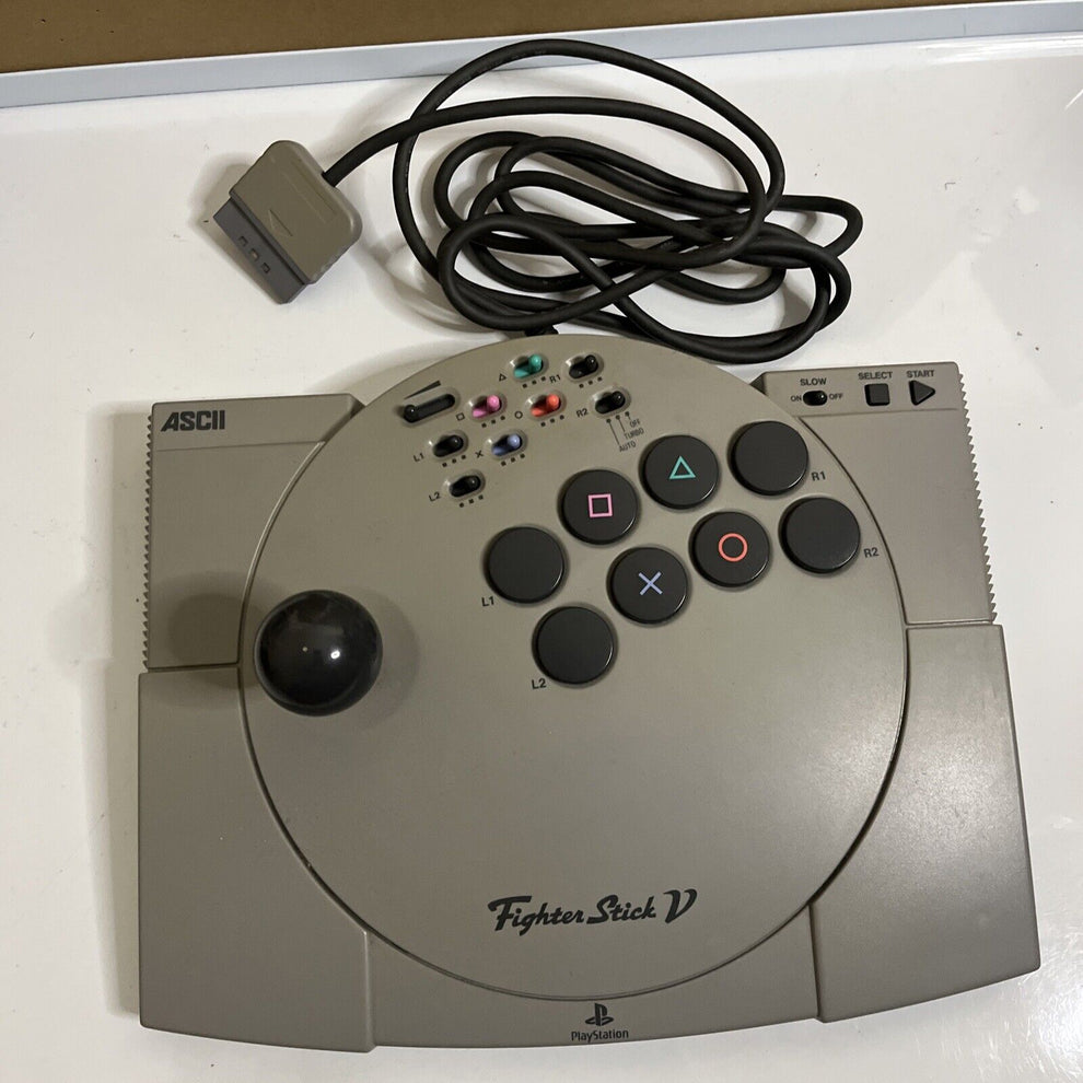 Sony ASCII Fighter Stick V Arcade Joystick with Rapid Fire PlayStation ...
