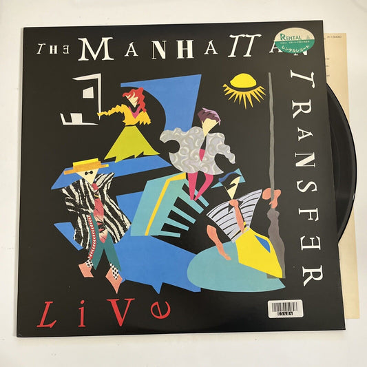 The Manhattan Transfer – Live 1987 Limited Edition LP Vinyl Record P-13430