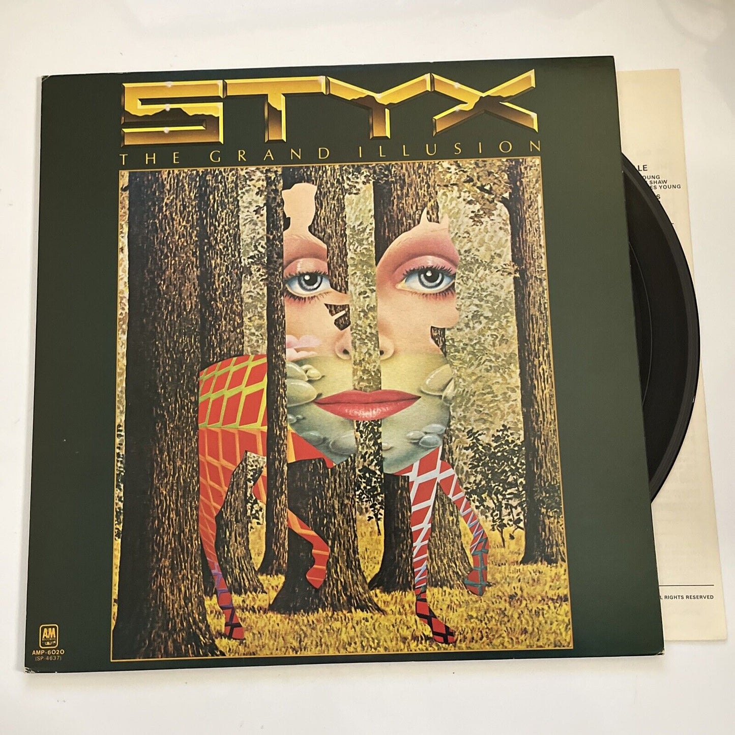 Styx – The Grand Illusion 1979 LP Vinyl Record A&M Records Japan AMP-6020