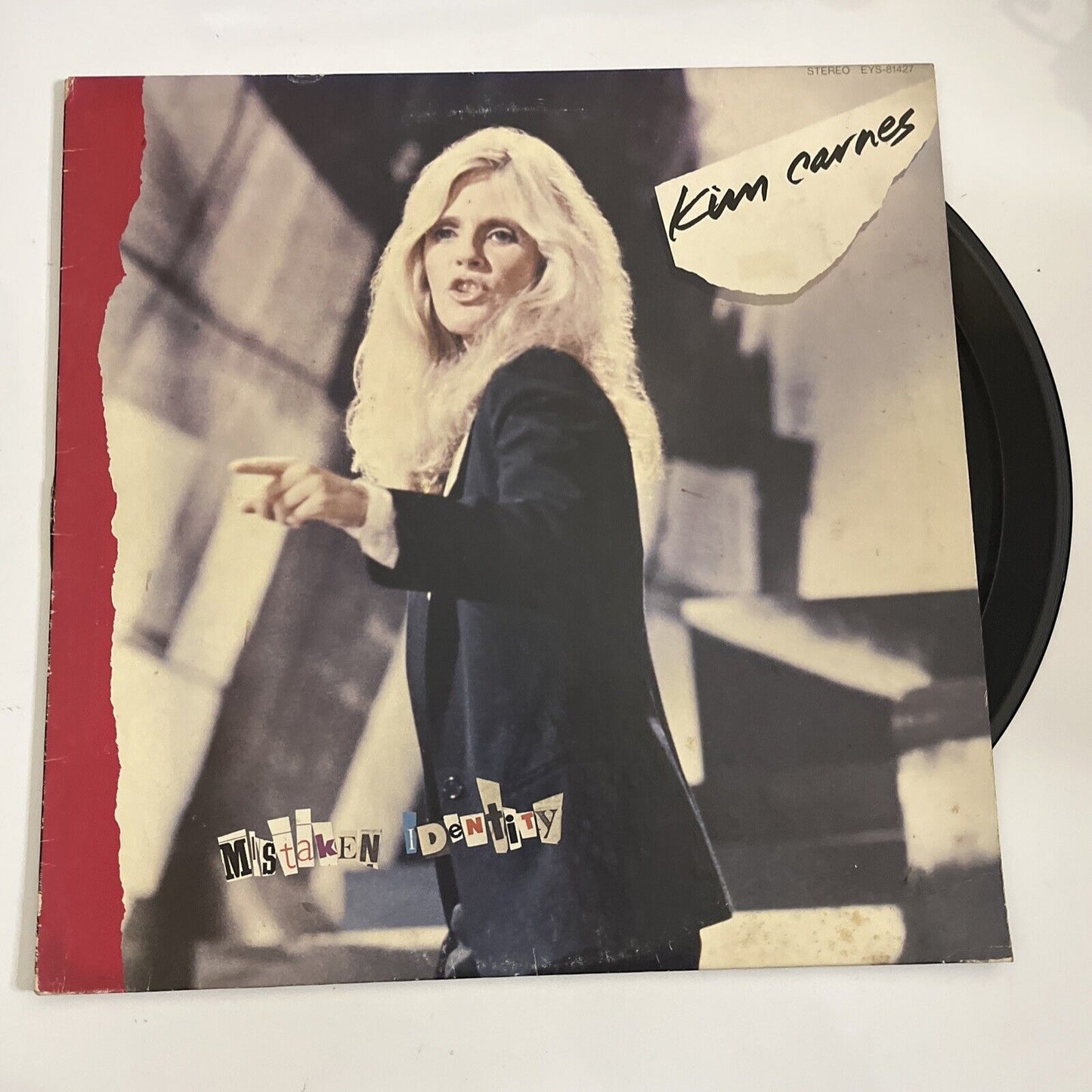 Kim Carnes – Mistaken Identity 1981 LP Vinyl Record EMI EYS-81427