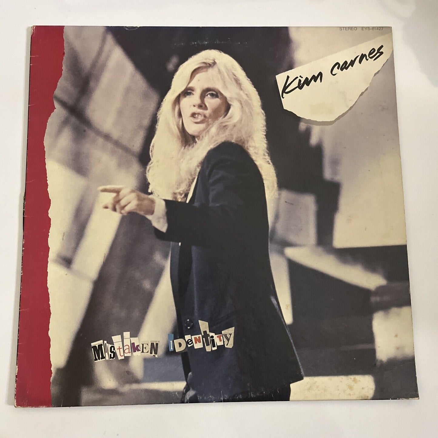 Kim Carnes – Mistaken Identity 1981 LP Vinyl Record EMI EYS-81427