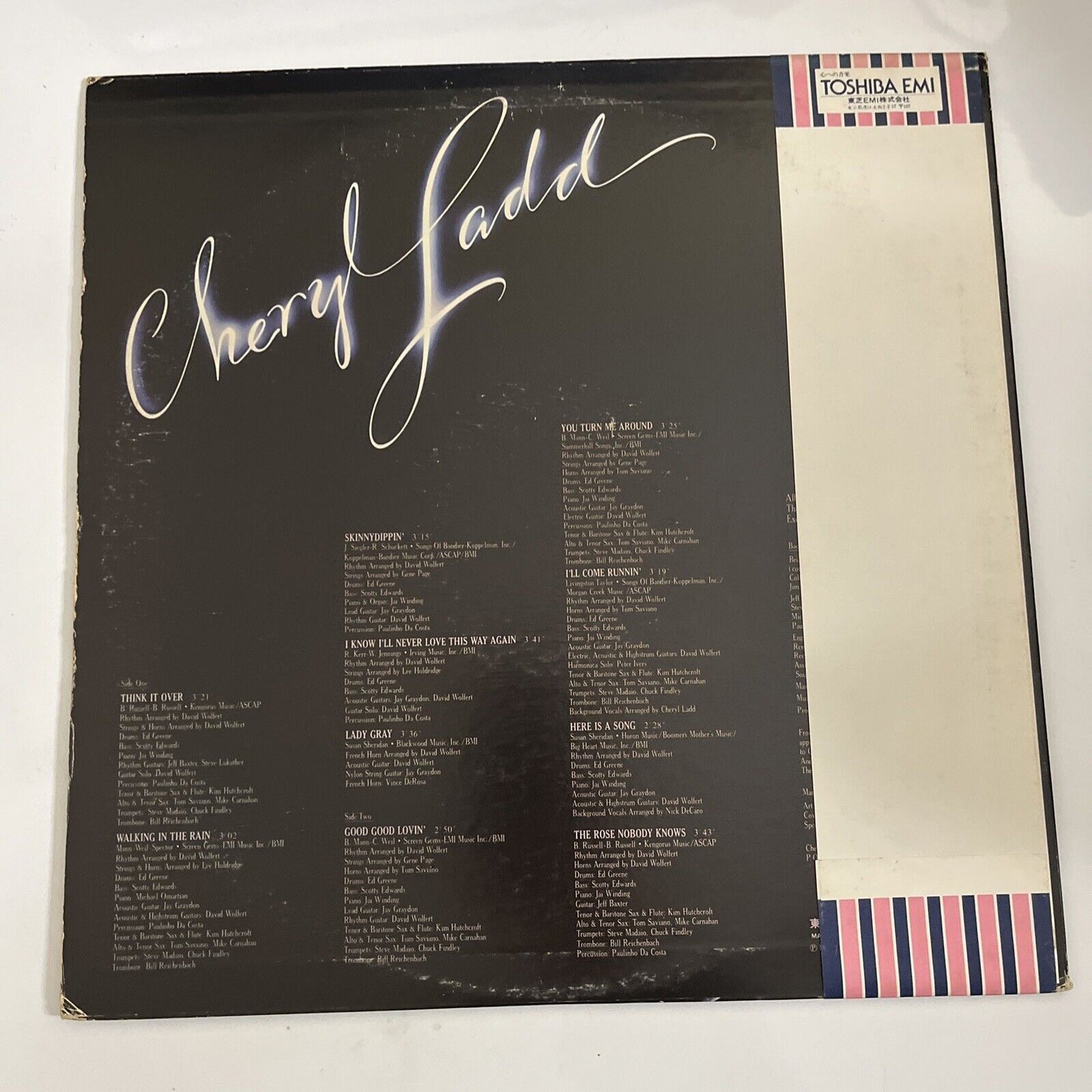 Cheryl Ladd – Cheryl Ladd 1978 LP Vinyl Record 1st Press Obi Japan ECS-81099