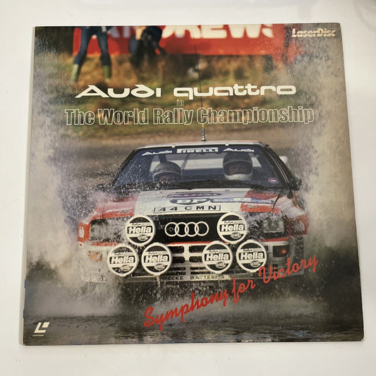 Audi Quattro World Rally Championship Laserdisc LD 1994 Japan SS058-0021