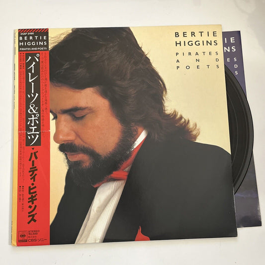 Bertie Higgins – Pirates And Poets 1983 LP Vinyl Record Obi Japan 25AP 2490