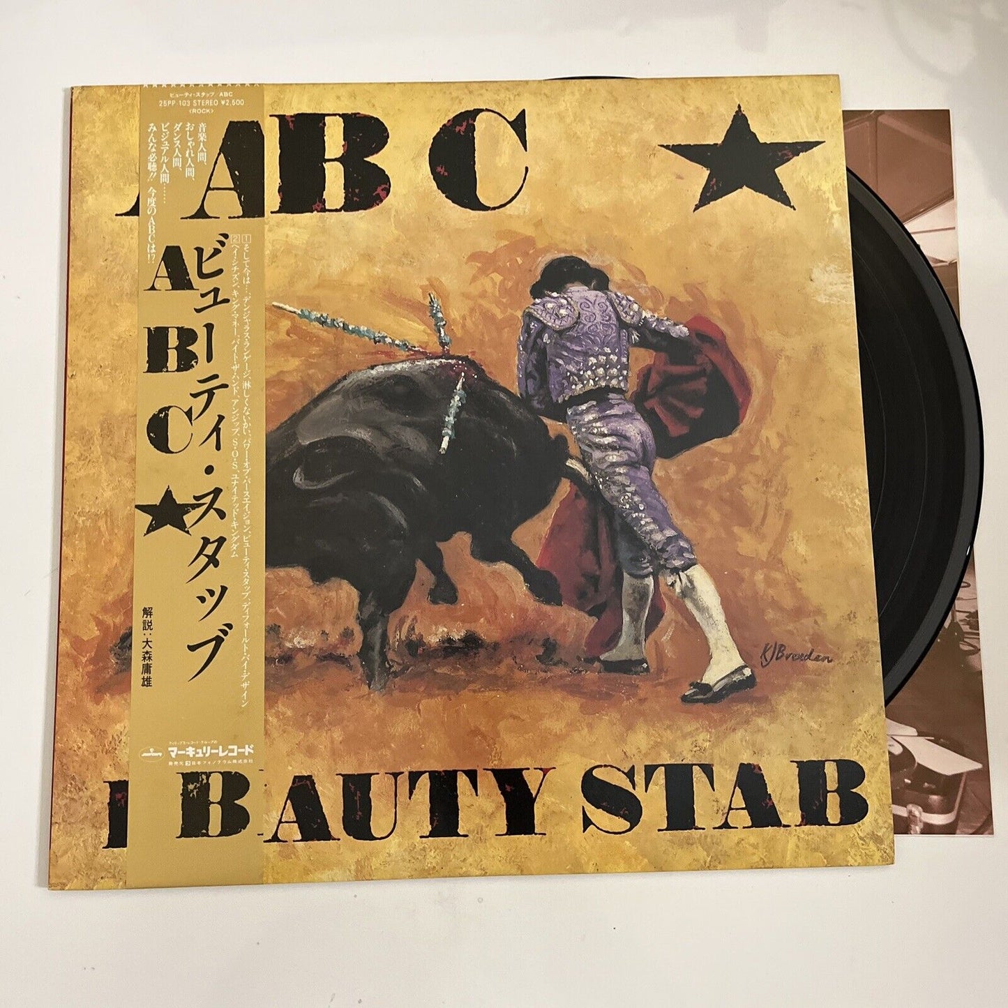 ABC – Beauty Stab 1984 LP Vinyl Record Obi Japan Mercury 25PP-103