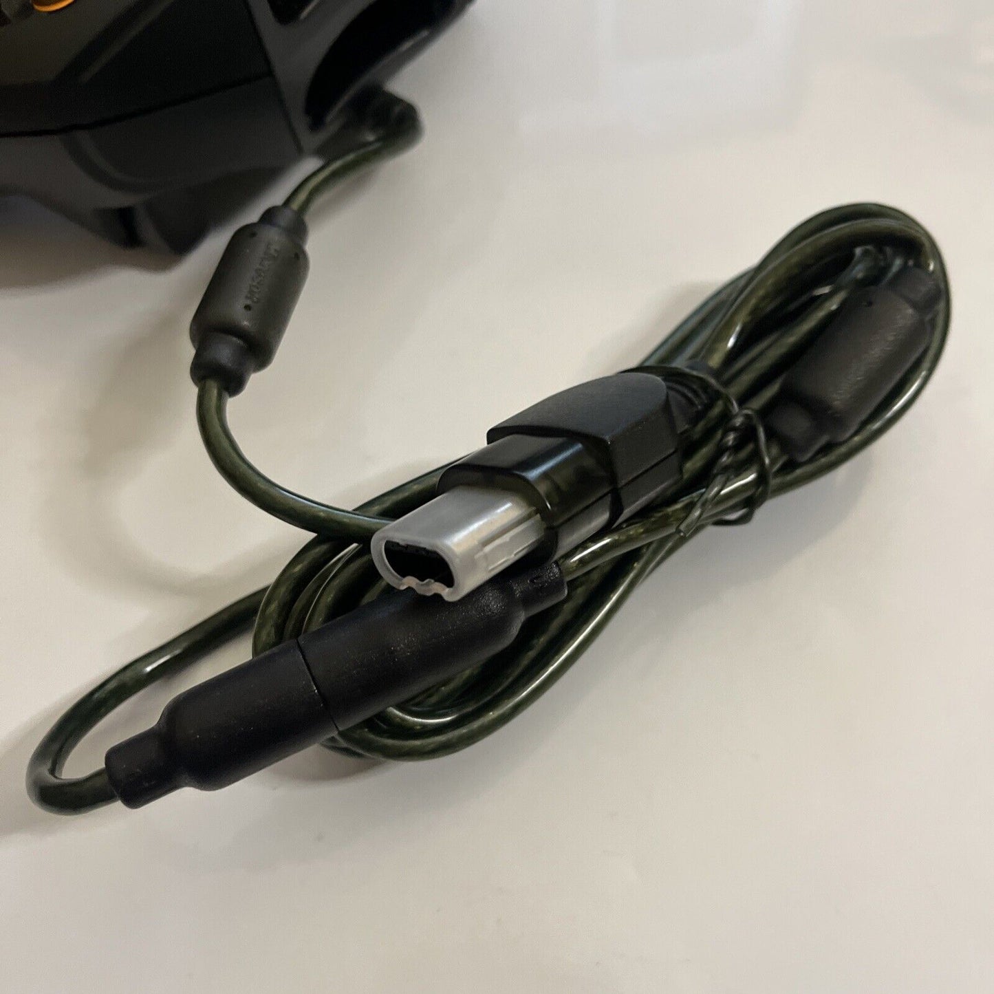 Genuine Official Microsoft XBOX Original Controller Black Wired X08-19383