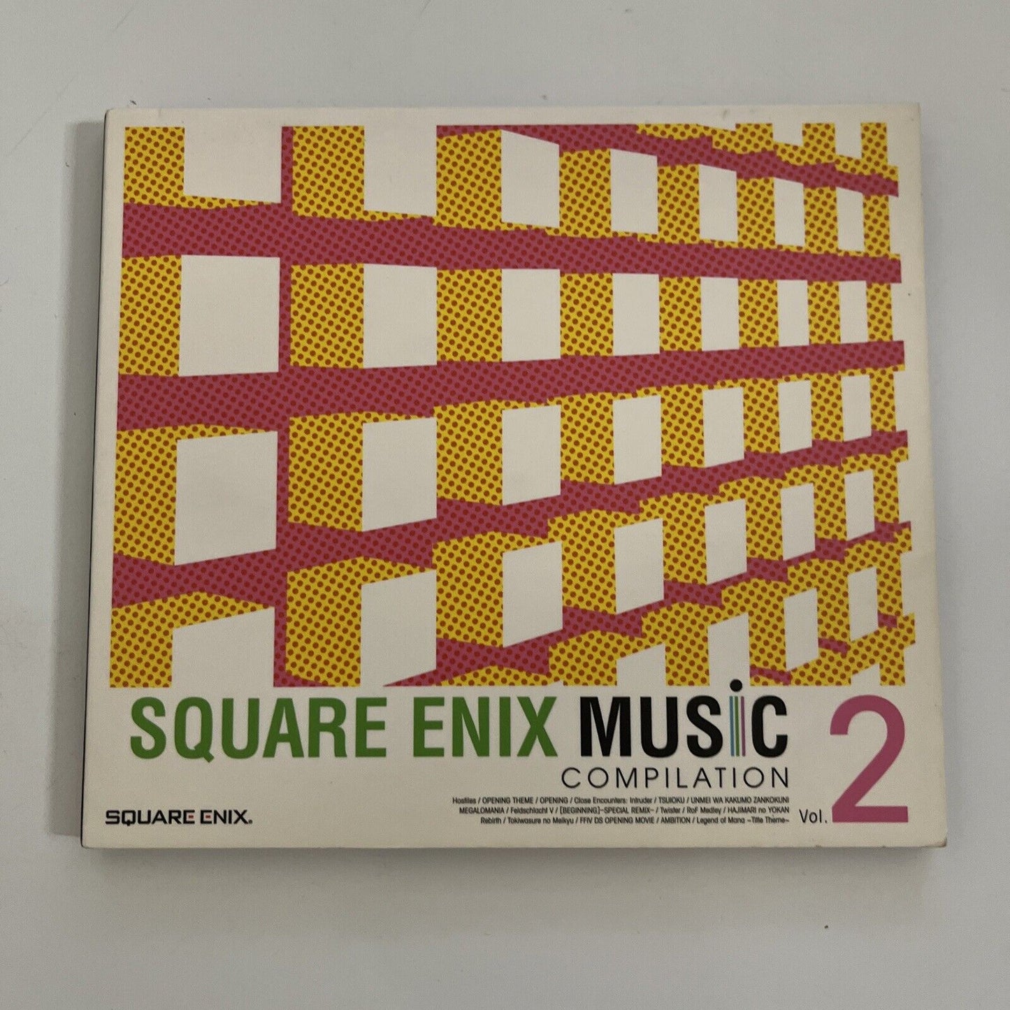 Square Enix Music Compilation Volume 2 (CD, 2008) Digipak Promo SQEX 200801