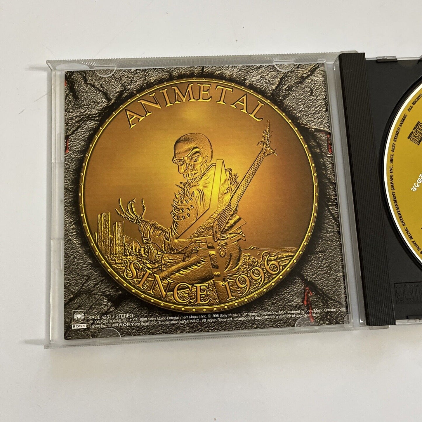 Animetal Best by Animetal (CD, 1998) Anime Rock Album Sony Records SRCL 4237