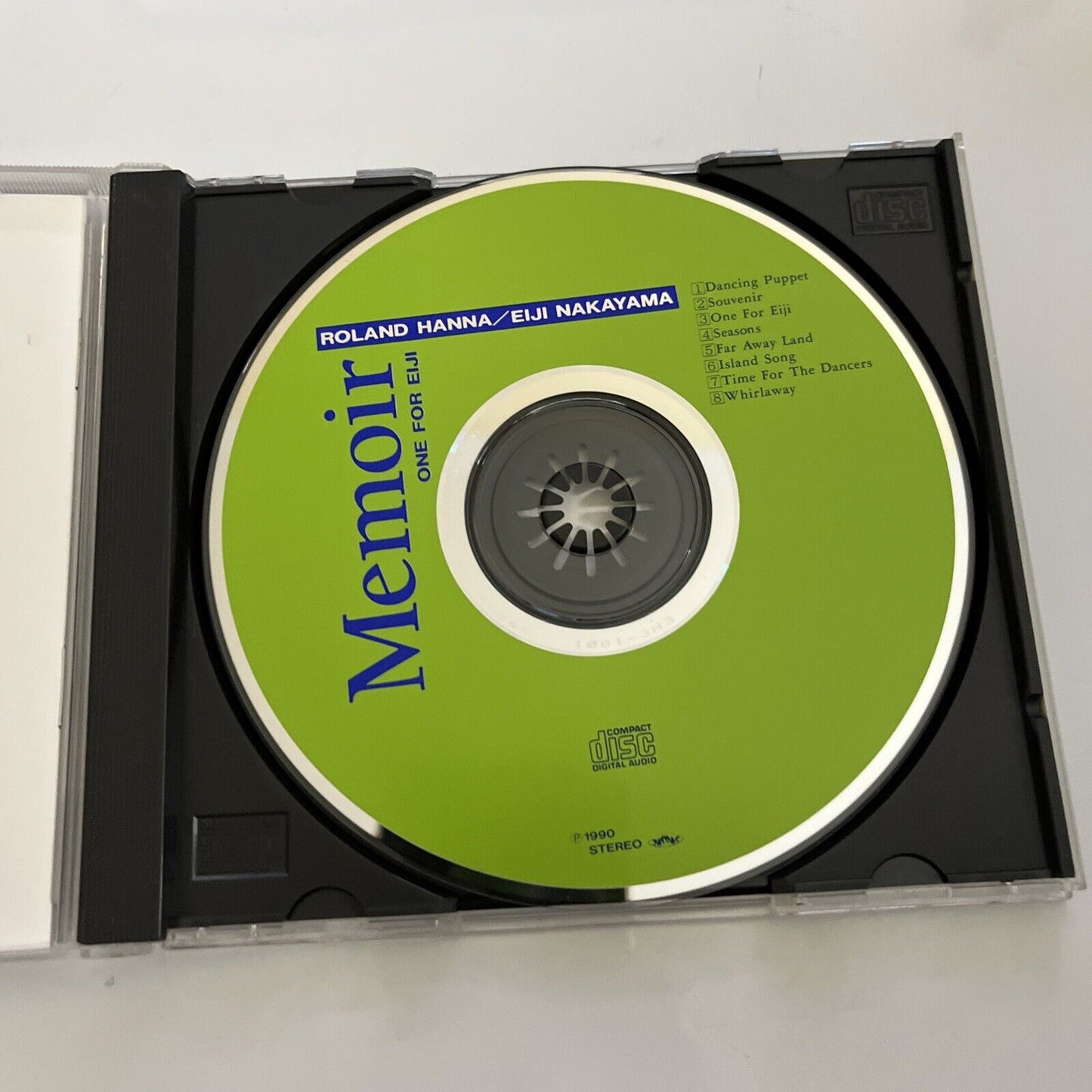 Roland Hanna / Eiji Nakayama – Memoir ~One For Eiji (CD, 1990) *Signed ENC-1001