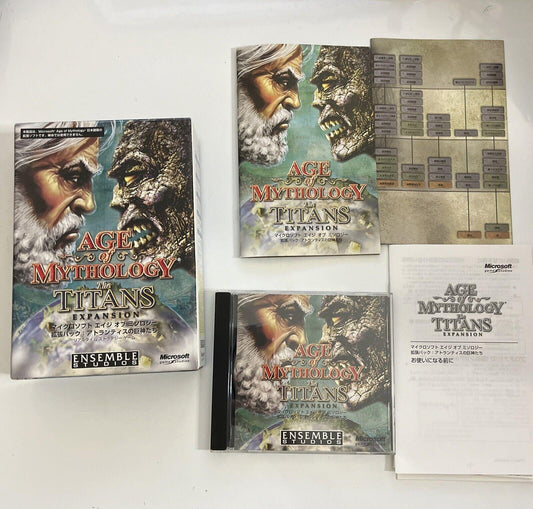 Age Of Mythology: Titans Expansion  PC Windows CD-ROM Strategy Japanese Complete