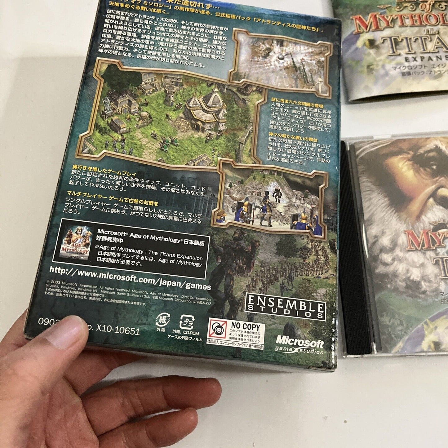 Age Of Mythology: Titans Expansion  PC Windows CD-ROM Strategy Japanese Complete