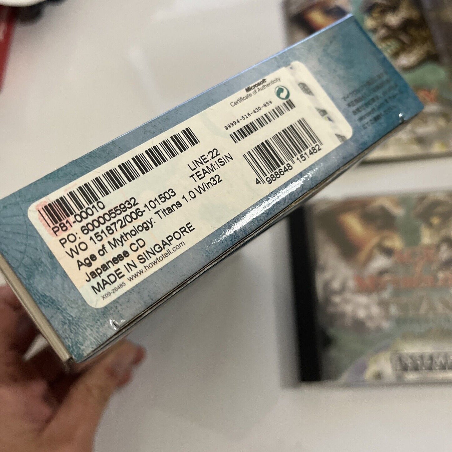 Age Of Mythology: Titans Expansion  PC Windows CD-ROM Strategy Japanese Complete