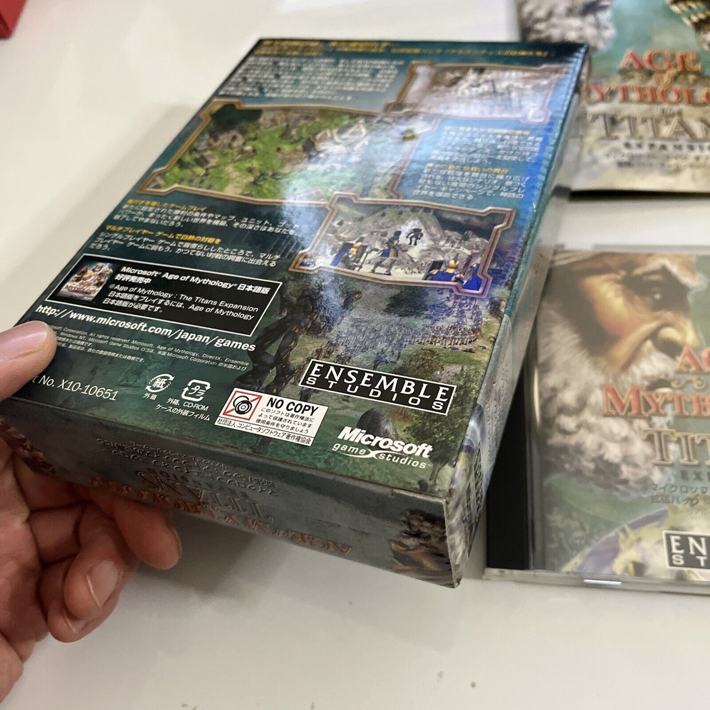 Age Of Mythology: Titans Expansion  PC Windows CD-ROM Strategy Japanese Complete