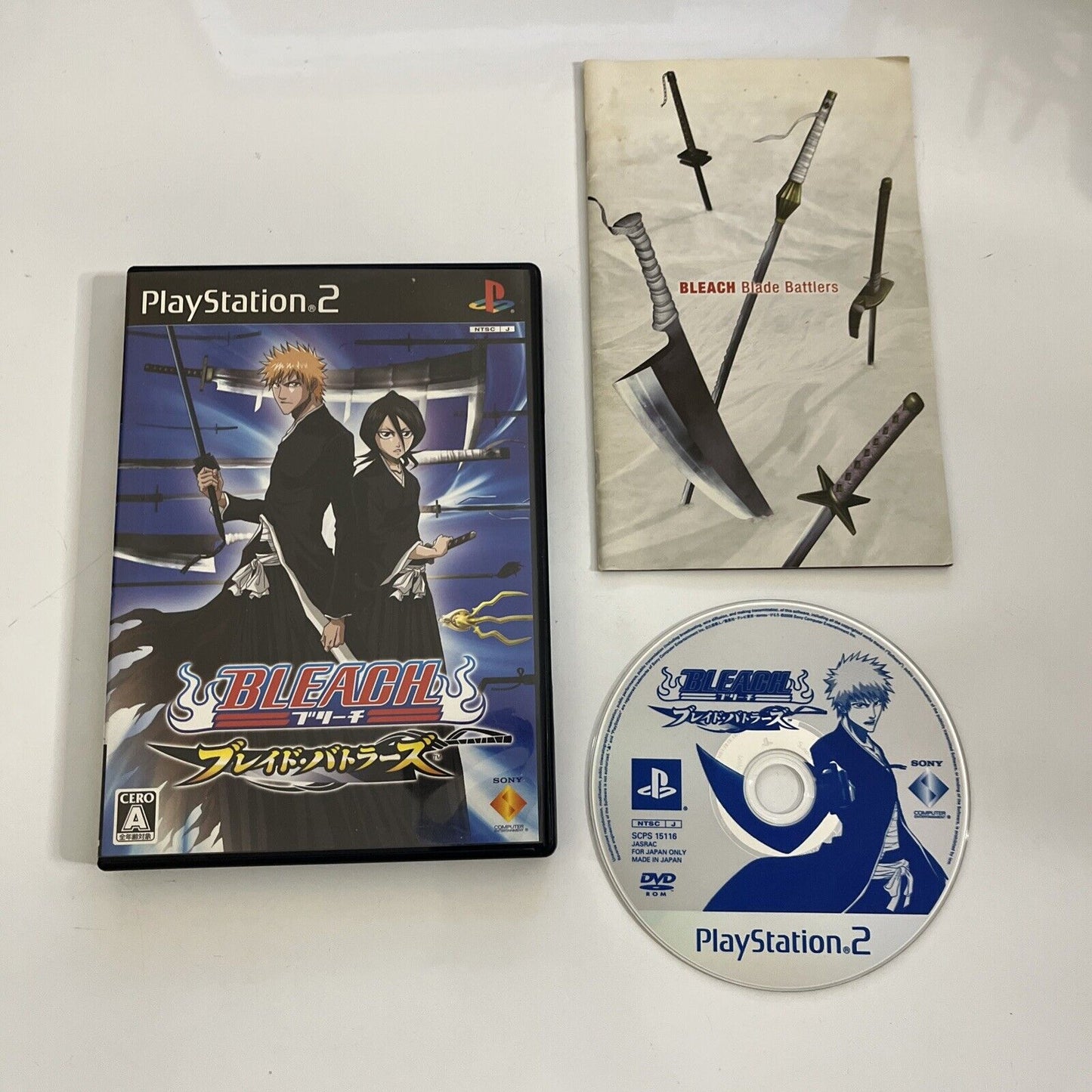 Bleach: Blade Battles  PS2 Sony PlayStation NTSC-J JAPAN 2006 Game Complete
