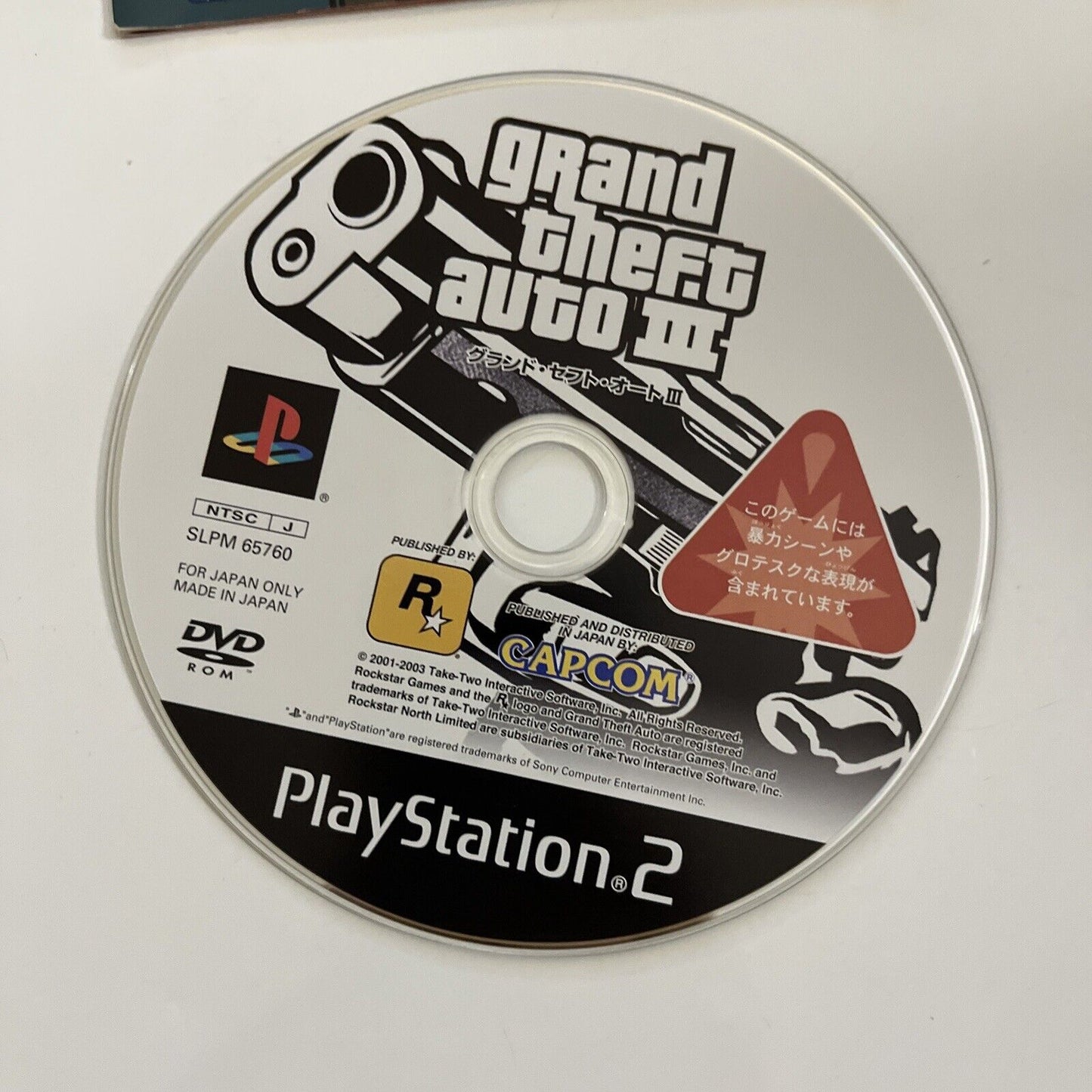 Grand Theft Auto III 3  PS2 Sony PlayStation NTSC-J JAPAN Game Complete