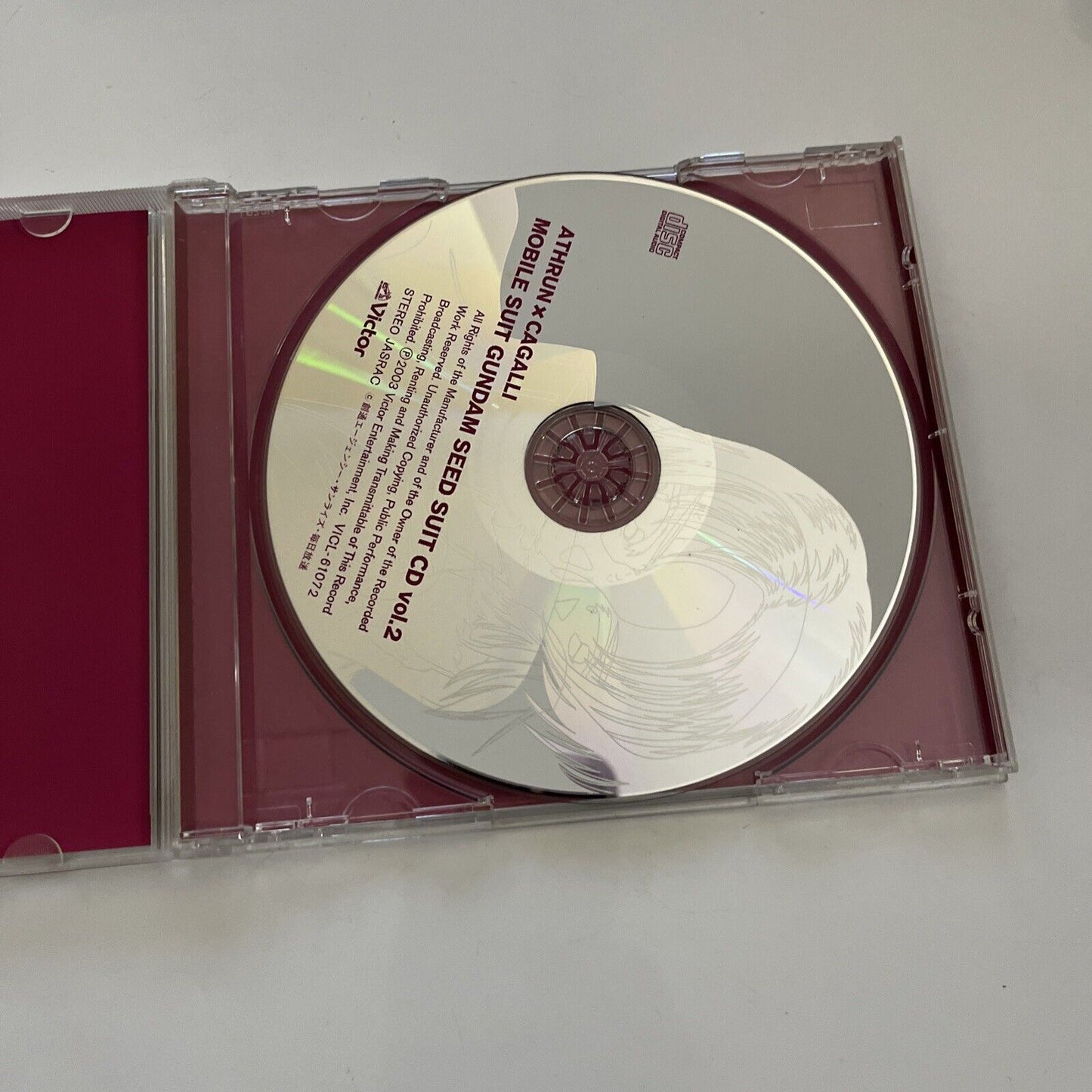 Mobile Suit Gundam SEED Suit CD Vol. 2 Athrun x Cagalli (CD, 2003) Anime Music