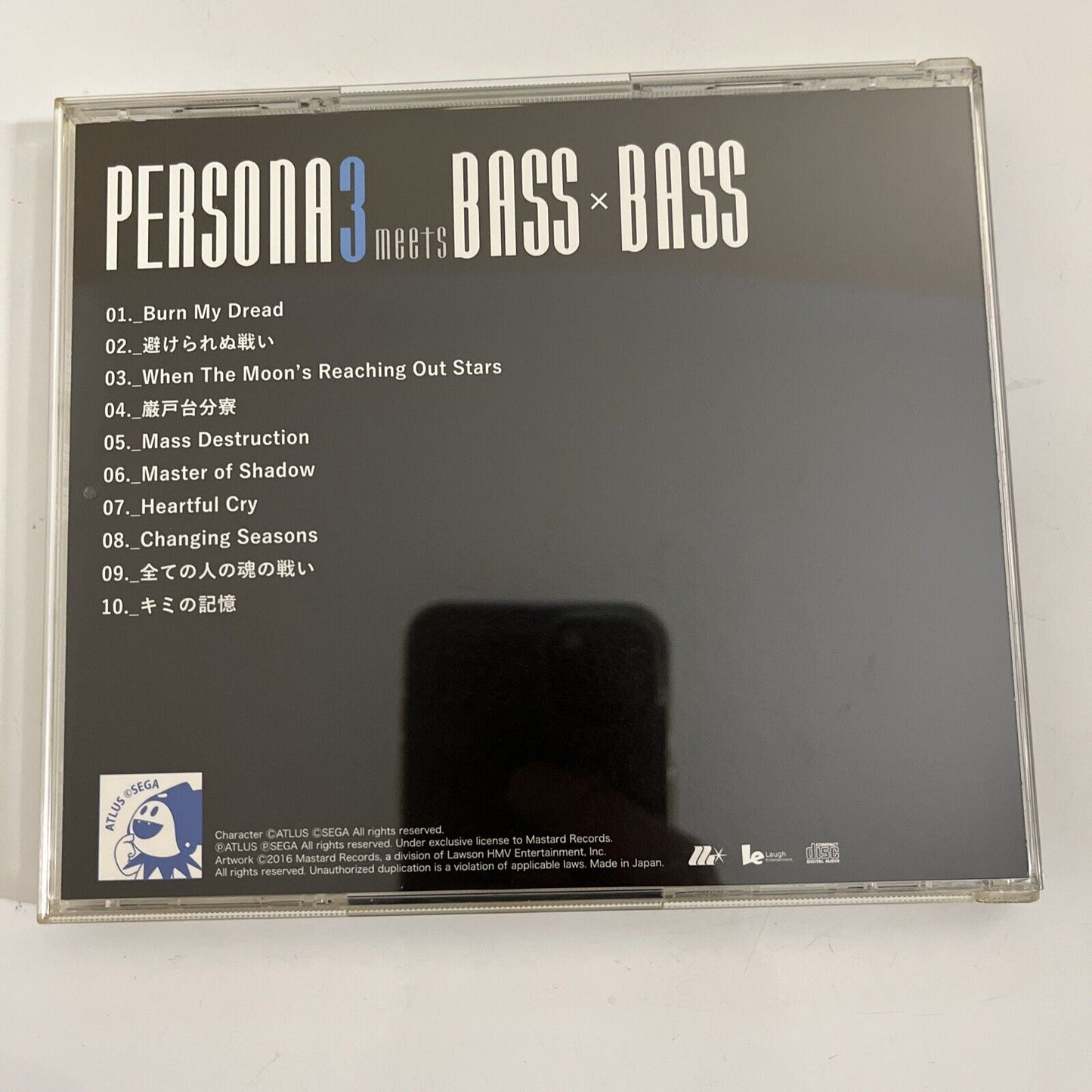 Persona 3 Meets BASS×BASS (CD, 2016) Video Game Music Obi JAPAN Album