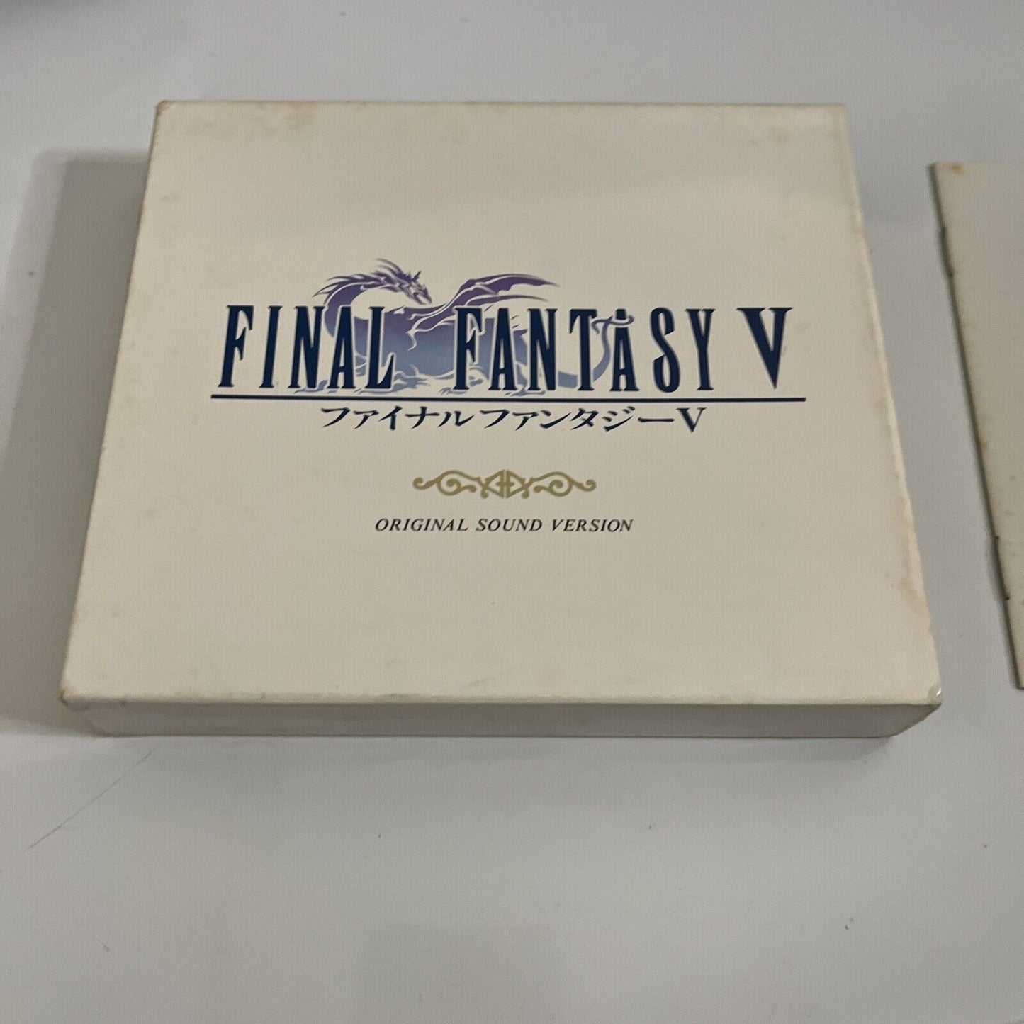 Final Fantasy V Original Sound Version by Nobuo Uematsu (CD,1992,2-Disc Box Set)