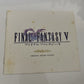 Final Fantasy V Original Sound Version by Nobuo Uematsu (CD,1992,2-Disc Box Set)