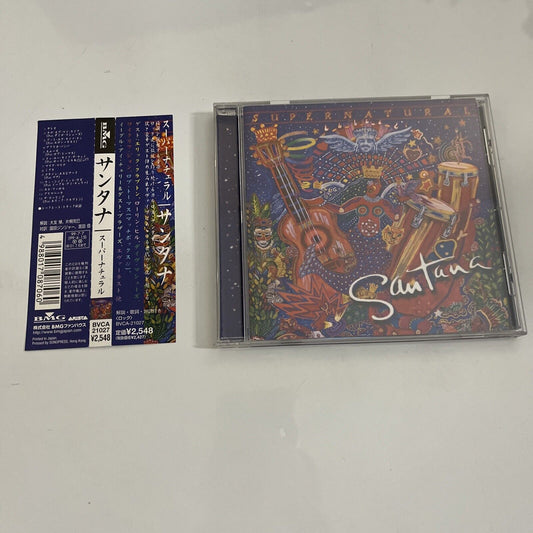 Supernatural by Santana (CD, 1999) Obi Japan Arista Records BVCA-21027