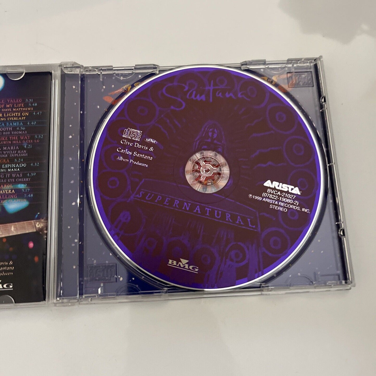 Supernatural by Santana (CD, 1999) Obi Japan Arista Records BVCA-21027