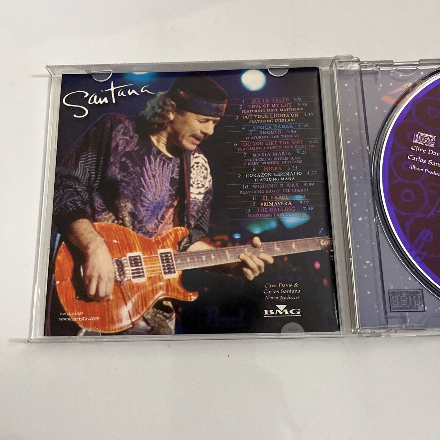 Supernatural by Santana (CD, 1999) Obi Japan Arista Records BVCA-21027