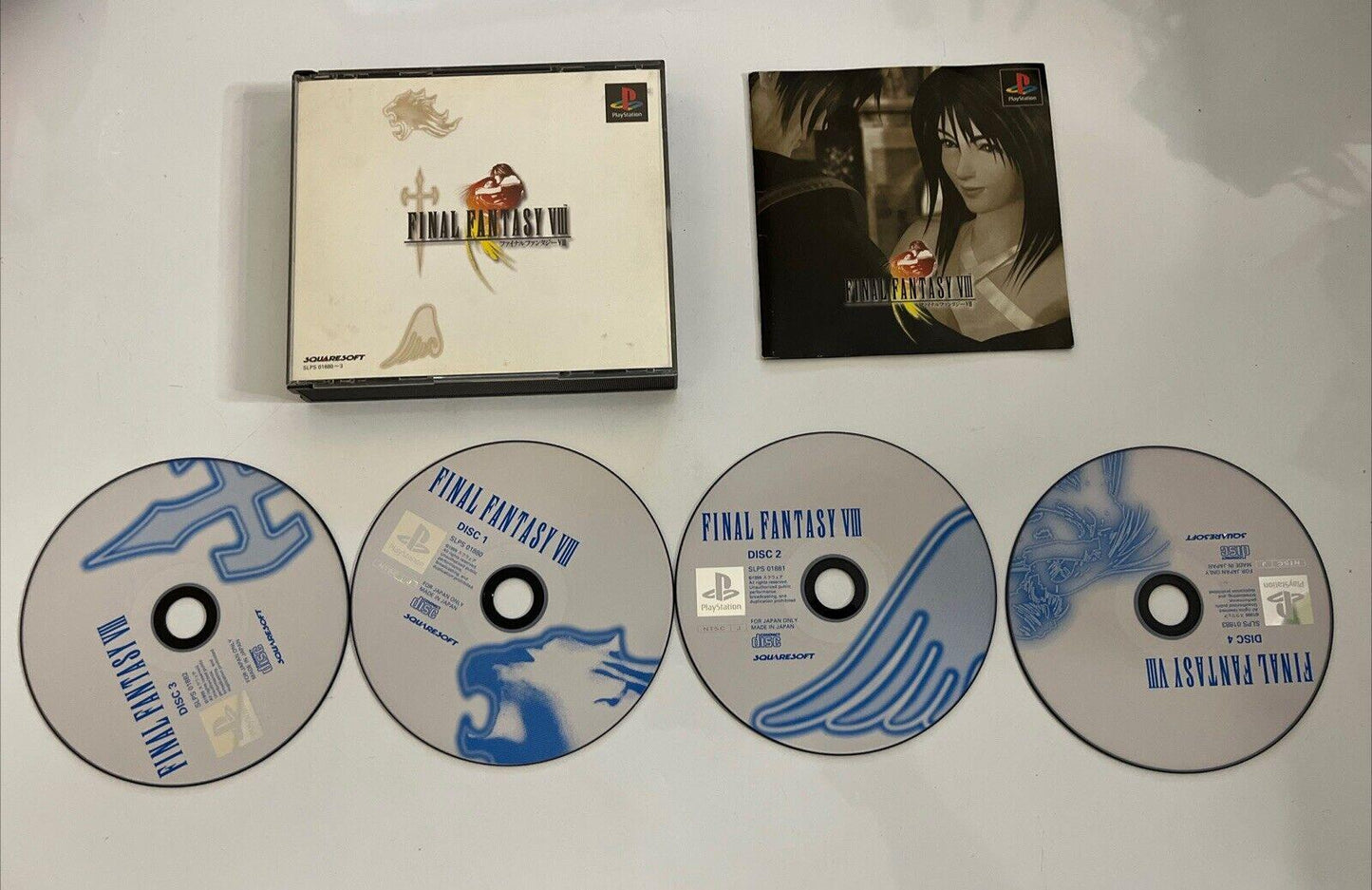 Final Fantasy VIII 8  PS1 Sony PlayStation NTSC-J JAPAN Squaresoft 1999 Game