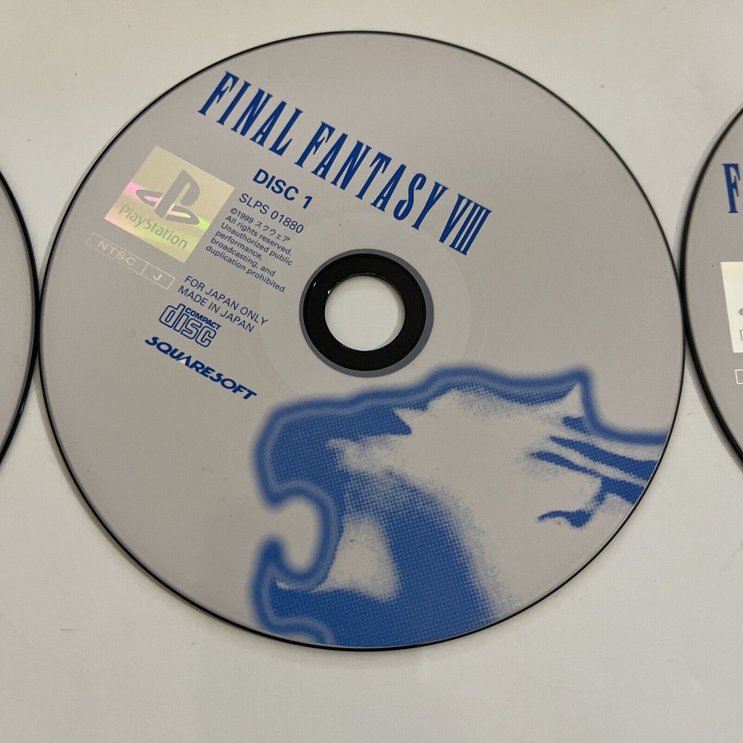 Final Fantasy VIII 8  PS1 Sony PlayStation NTSC-J JAPAN Squaresoft 1999 Game