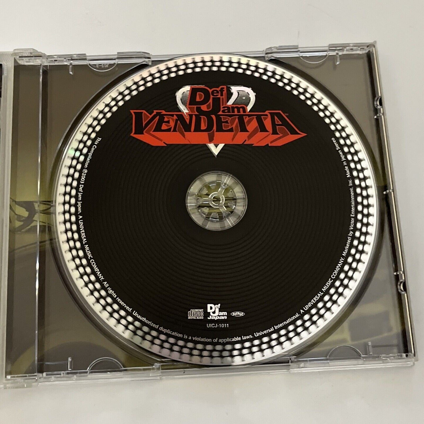 Def Jam Vendetta (CD, 2003) Video Game Soundtrack Obi Japan
