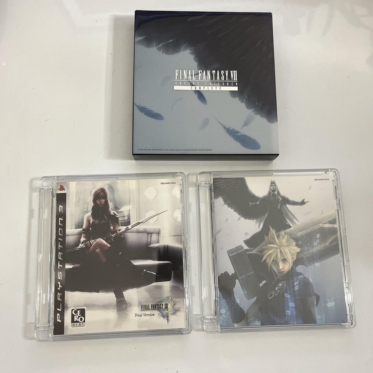 Final Fantasy VII Advent Children Complete + PS3 Trial (Blu-ray,2009) Limited Ed