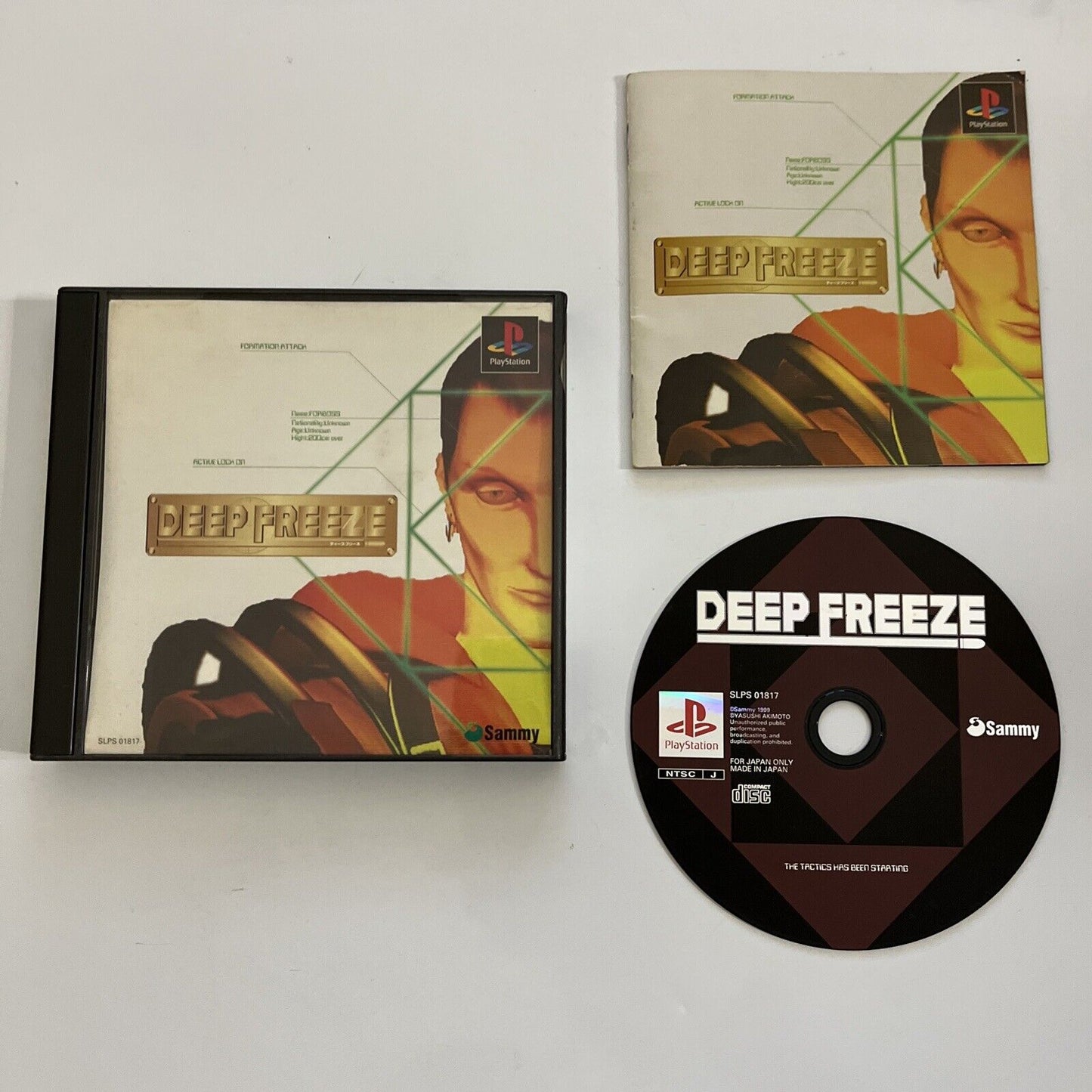 Deep Freeze  PS1 Sony PlayStation NTSC-J JAPAN Action Shooter 1999 Game