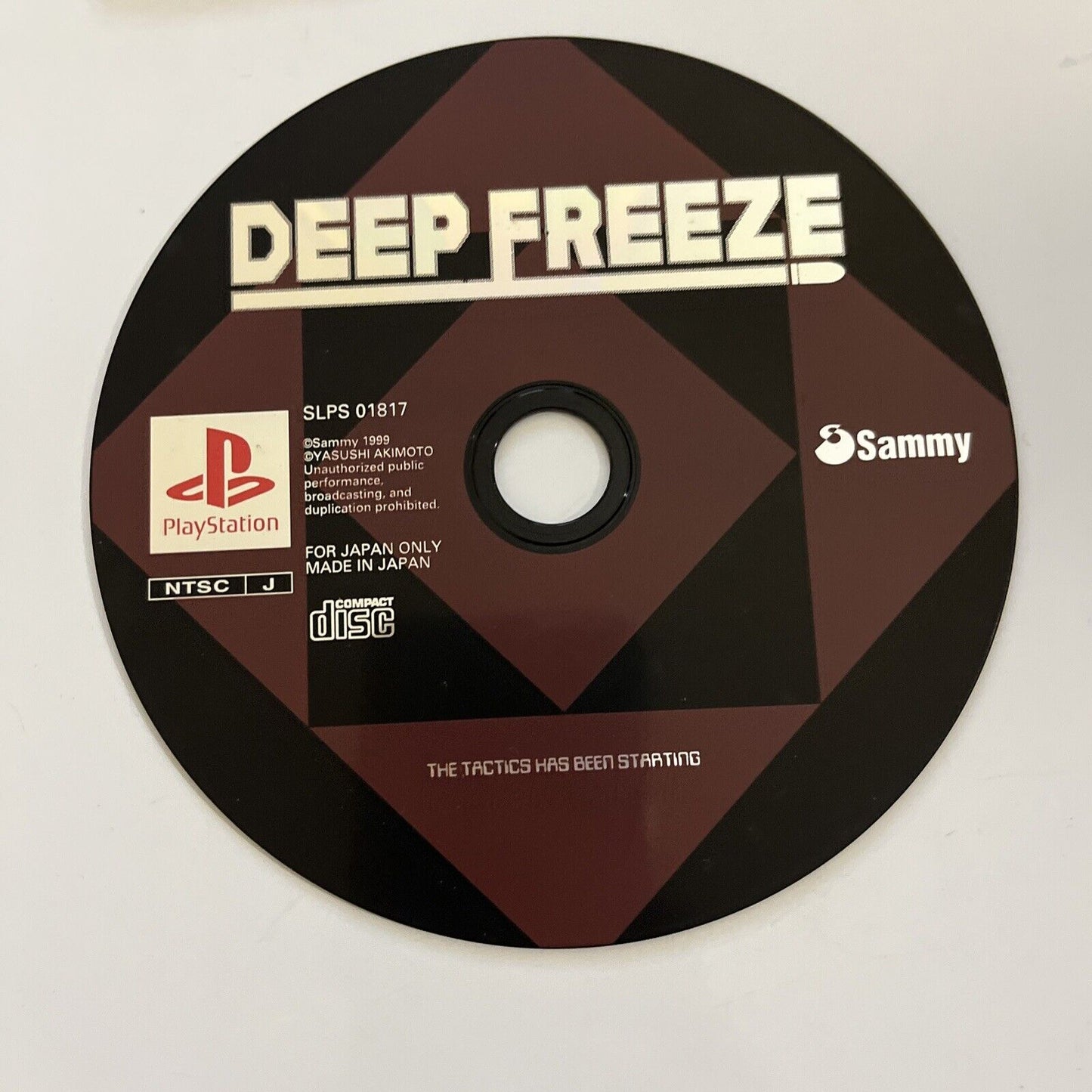 Deep Freeze  PS1 Sony PlayStation NTSC-J JAPAN Action Shooter 1999 Game