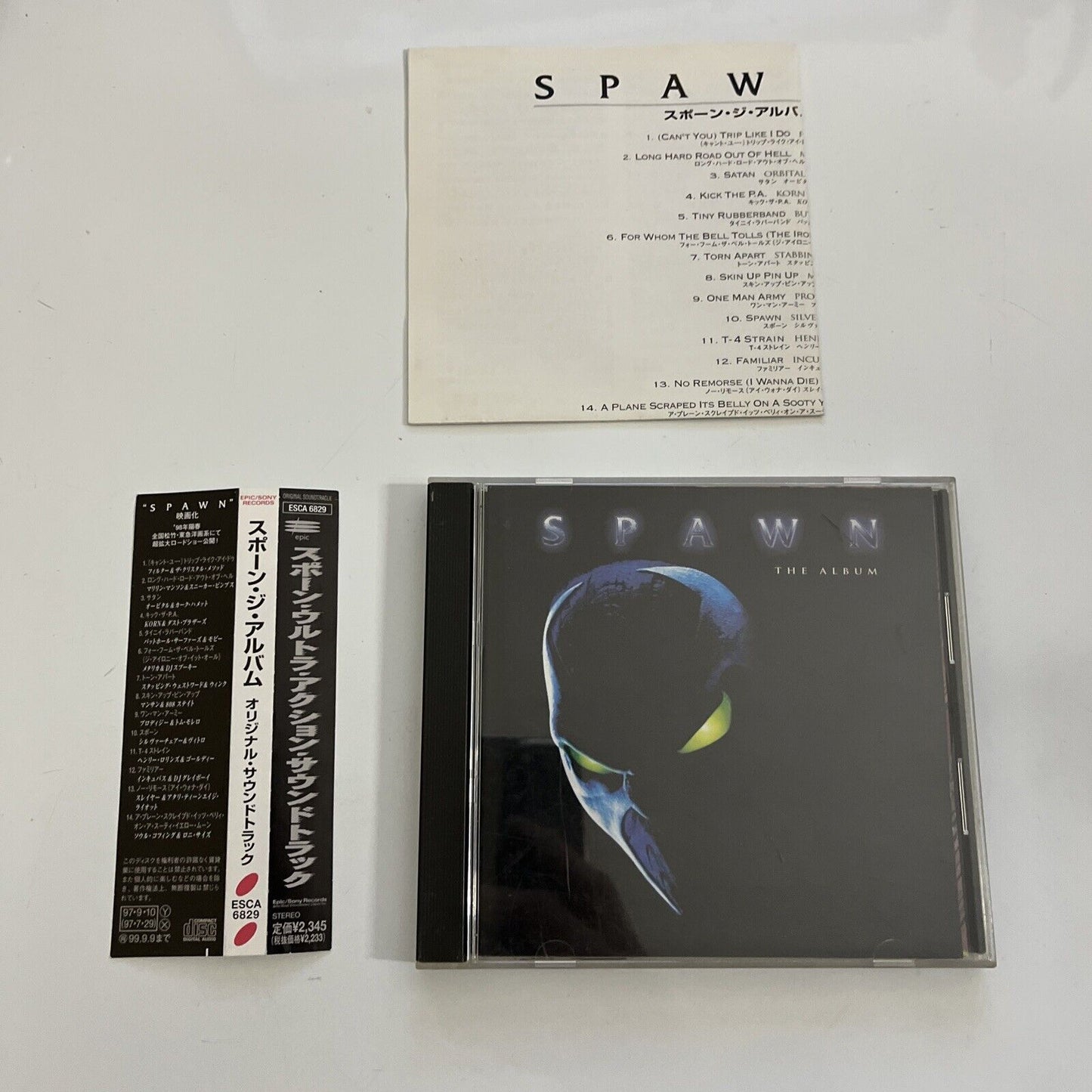 Spawn: the Album by Original Film Soundtrack (CD, 1997) Obi Japan ESCA 6829