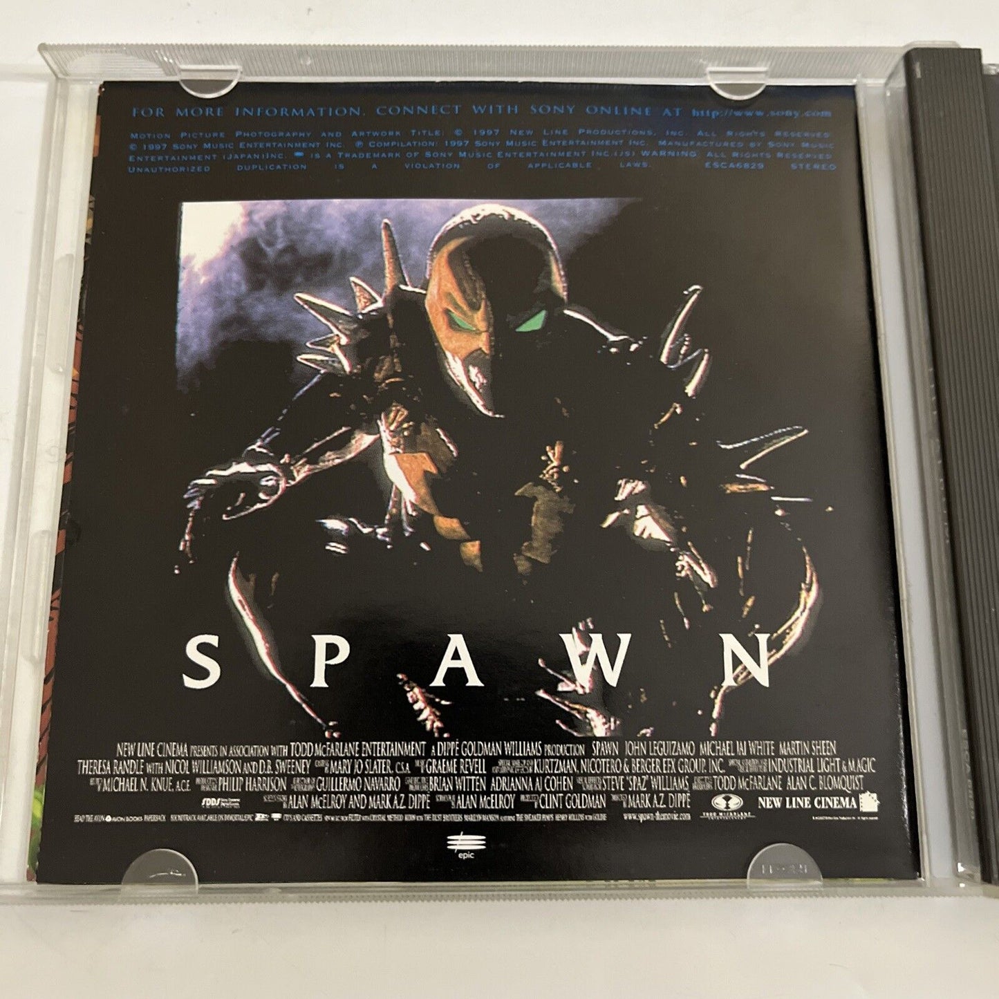 Spawn: the Album by Original Film Soundtrack (CD, 1997) Obi Japan ESCA 6829