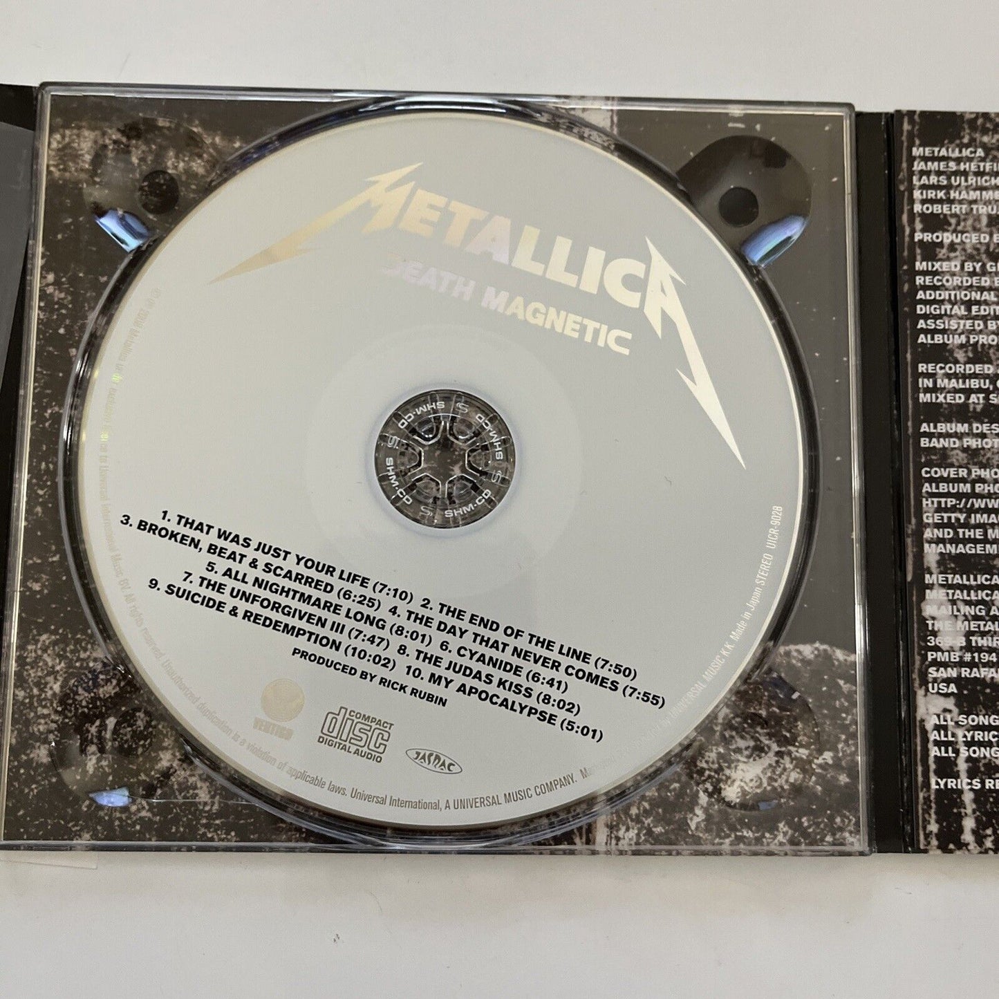 Death Magnetic by Metallica Strong Edition (CD, SHM CD 2008) Japan Obi Limit Ed