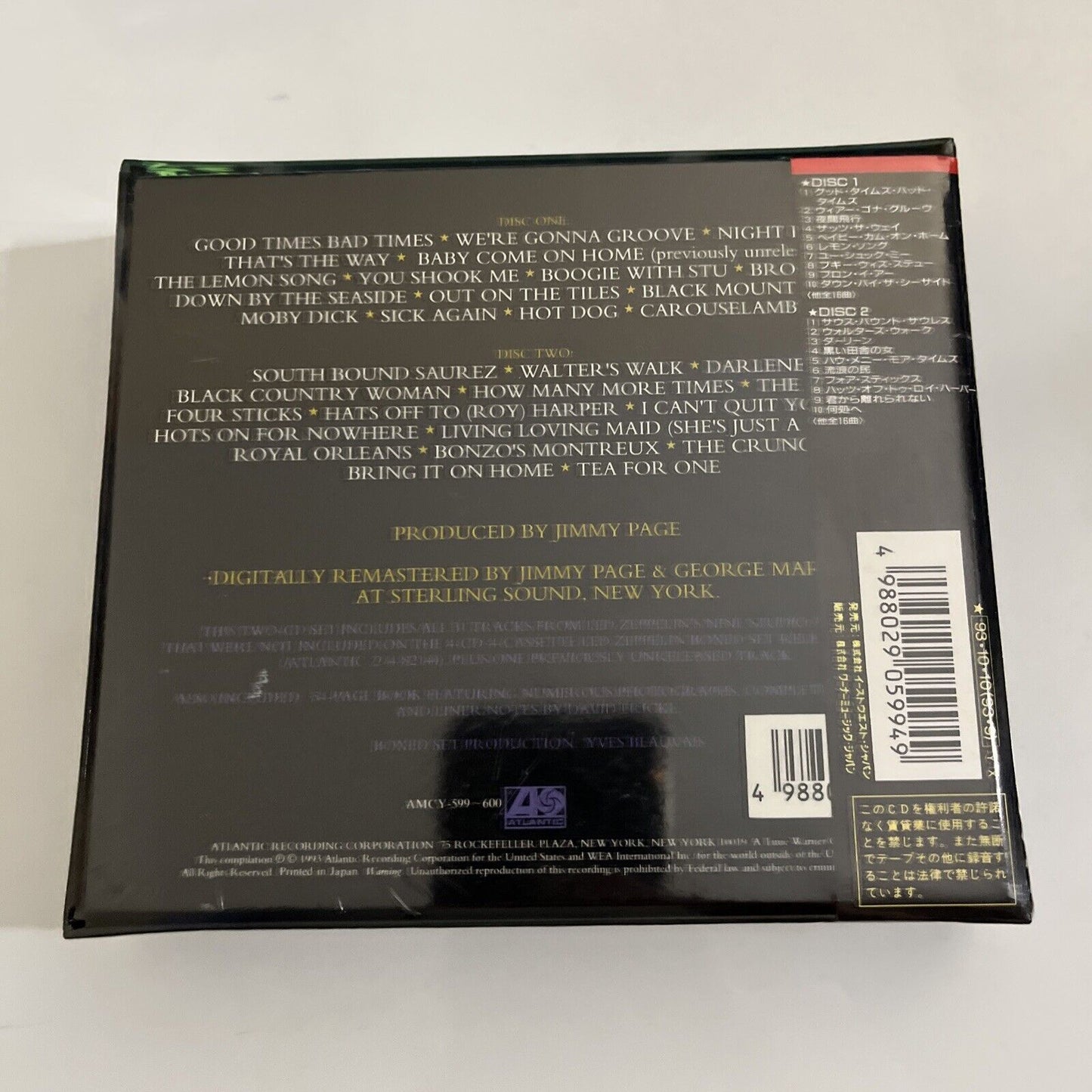 Led Zeppelin – Boxed Set 2 (CD, 1993, 2-Disc Set) Obi Japan Atlantic AMCY-599