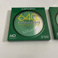 2x Mitsubishi MO 640MB Magneto Optical Rewritable Made in Japan NEW Sealed