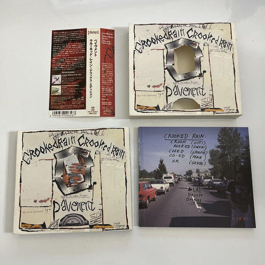 Pavement – Crooked Rain, Crooked Rain Deluxe Japan Edition (CD, 2004) 2-Disc Obi
