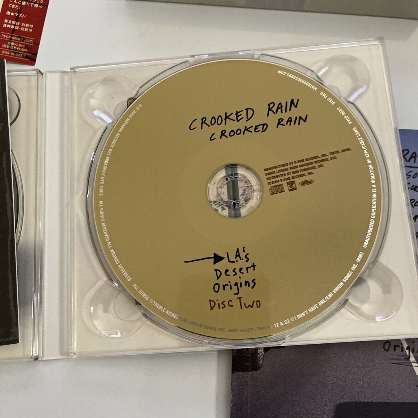 Pavement – Crooked Rain, Crooked Rain Deluxe Japan Edition (CD, 2004) 2-Disc Obi