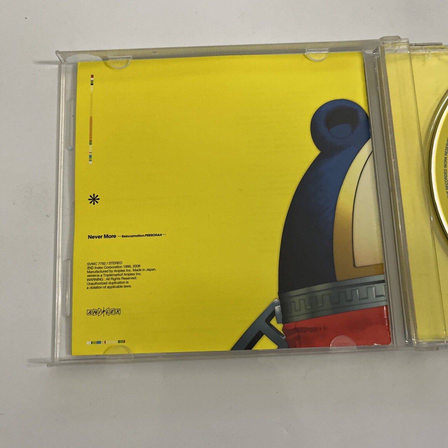 Never More Reincarnation: Persona 4 Video Game Soundtrack (CD, 2011) Obi Japan