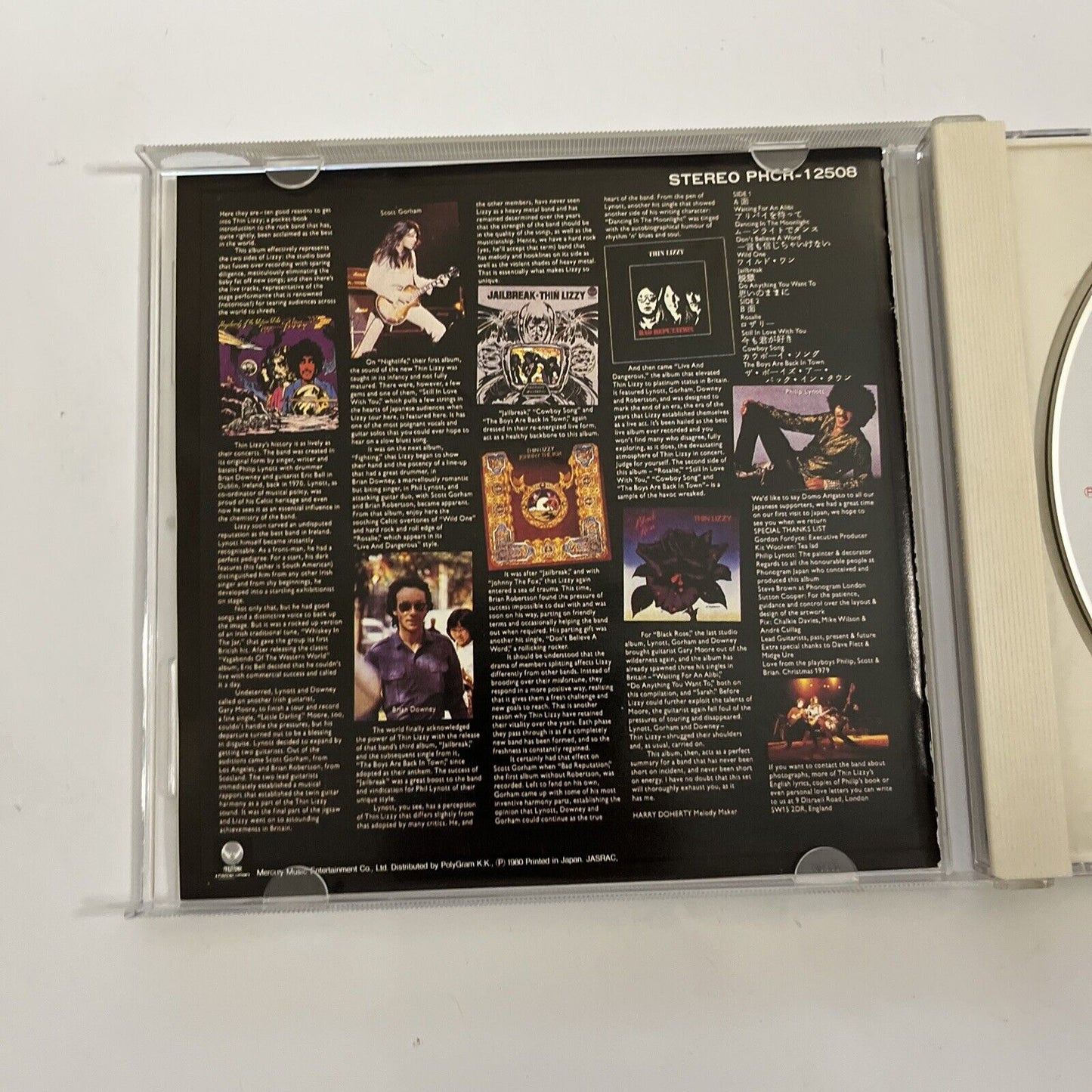 The Japanese Compilation by Thin Lizzy (CD, 1980) Limited Edition Japan Obi