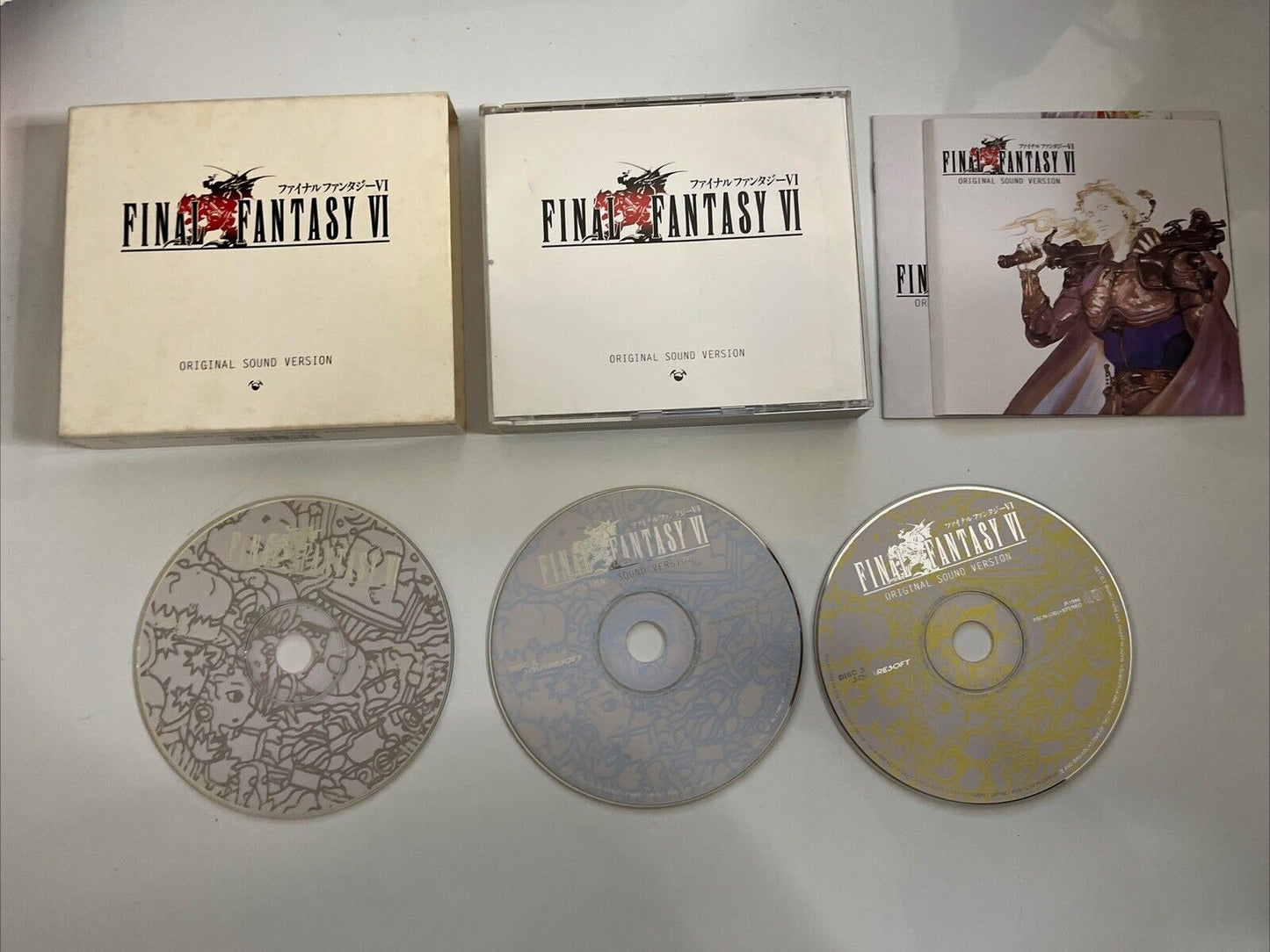 Nobuo Uematsu – Final Fantasy VI: Original Soundtrack (CD, 1994) Japan Box 3 CD