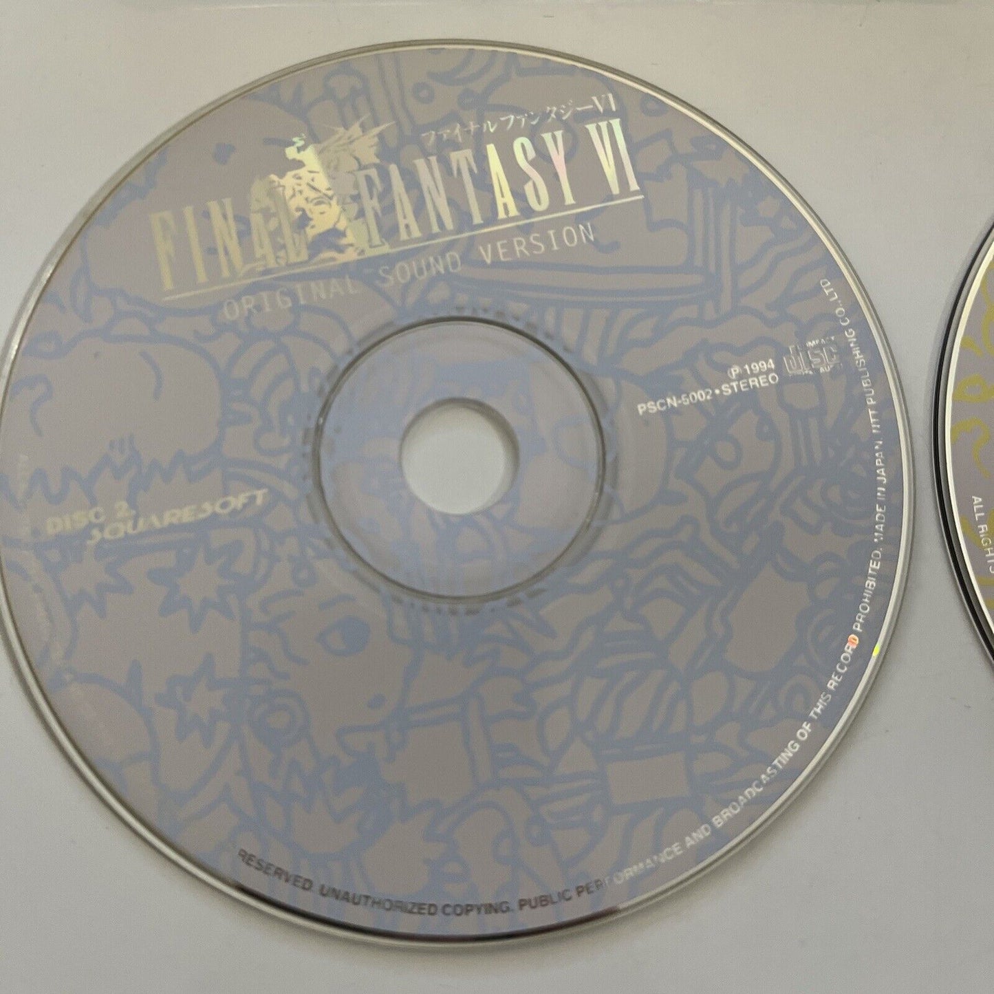 Nobuo Uematsu – Final Fantasy VI: Original Soundtrack (CD, 1994) Japan Box 3 CD