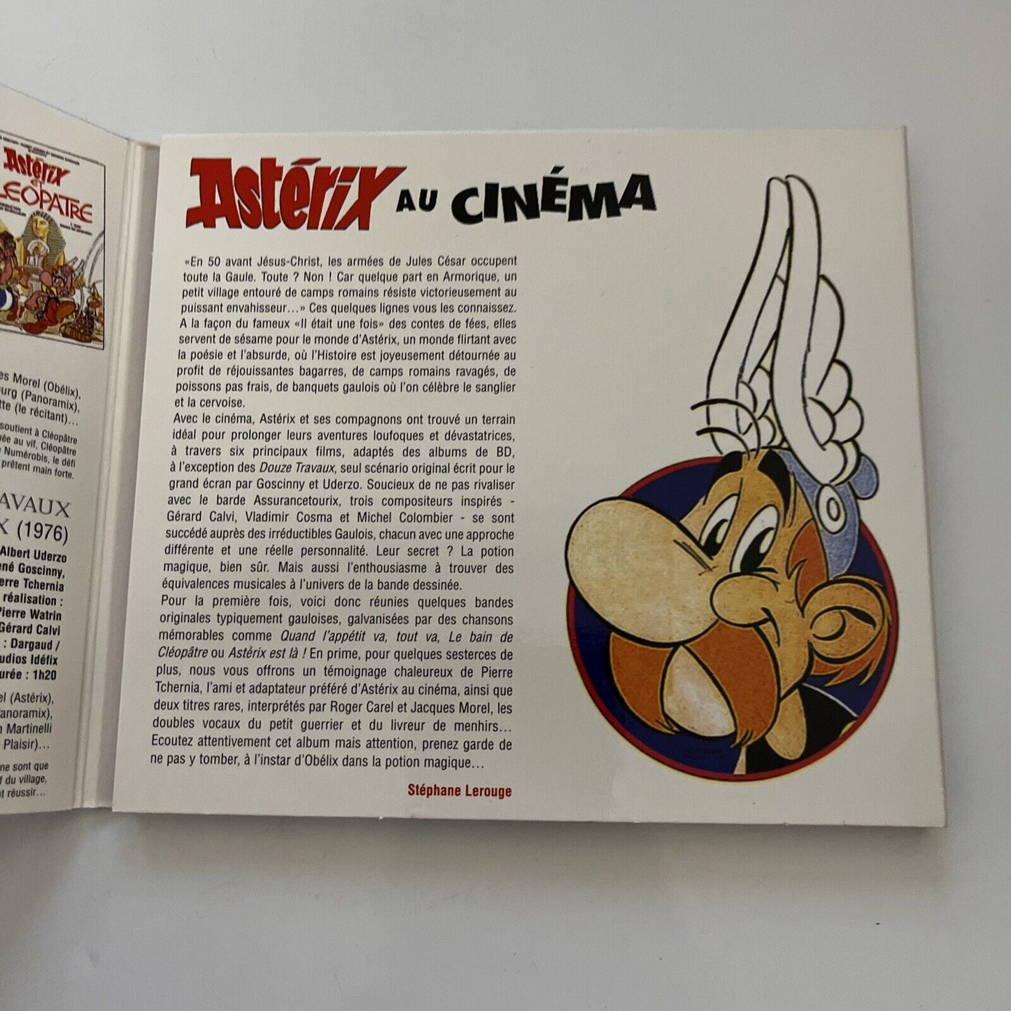 Asterix Au Cinema Soundtrack (CD, 2004) Digipak Album PL 040175