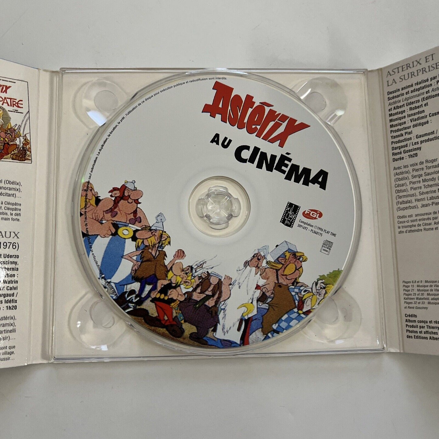 Asterix Au Cinema Soundtrack (CD, 2004) Digipak Album PL 040175