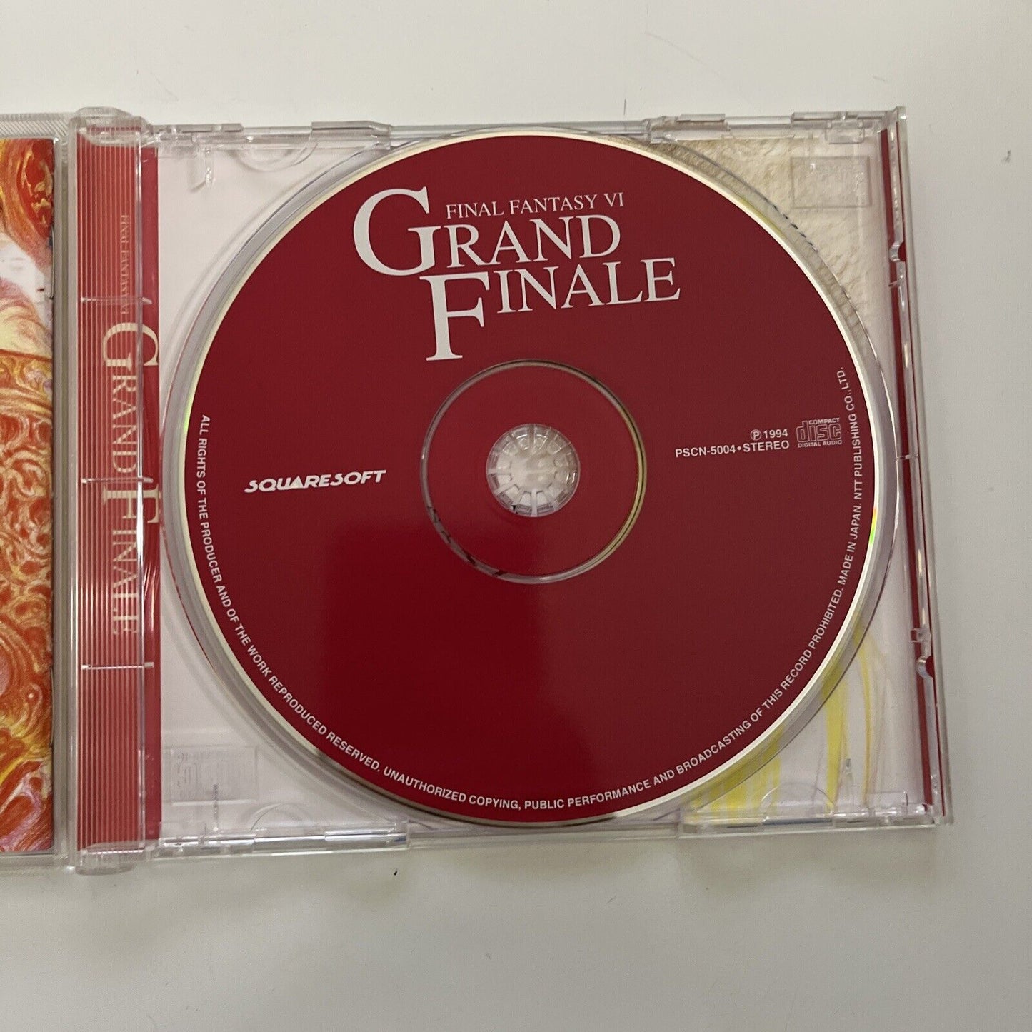 Final Fantasy VI Grand Finale by Nobuo Uematsu (CD, 1994) Game Soundtrack Japan