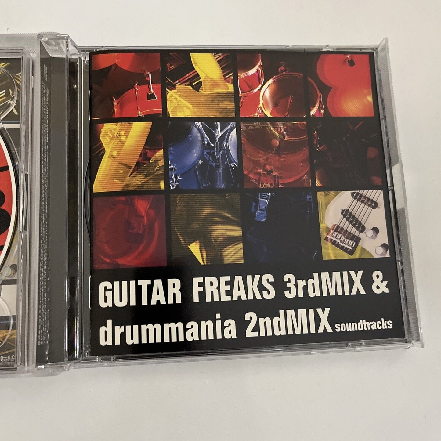 Guitar Freaks 3rd Mix & Drummania 2nd Mix (CD, 2000) Promo Soundtrack Obi Japan