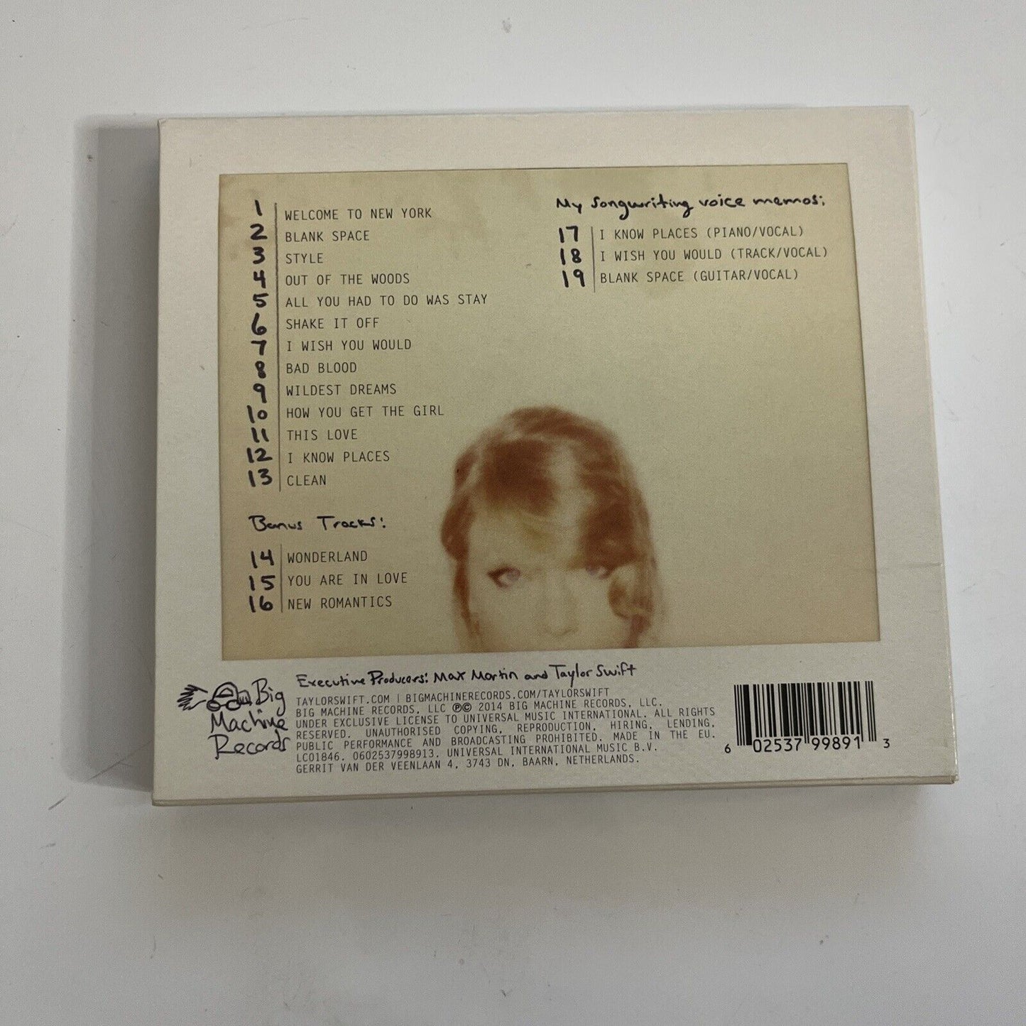 1989 D.L.X. [Deluxe Edition] by Taylor Swift (CD, 2014) Slipcase & Photos