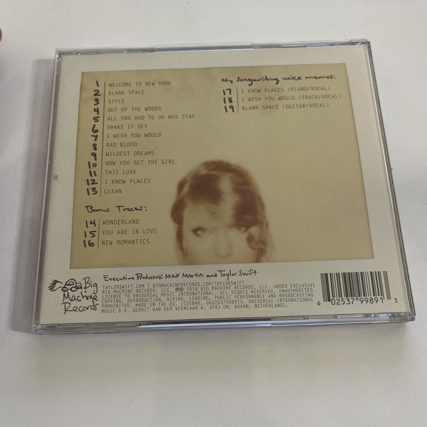 1989 D.L.X. [Deluxe Edition] by Taylor Swift (CD, 2014) Slipcase & Photos